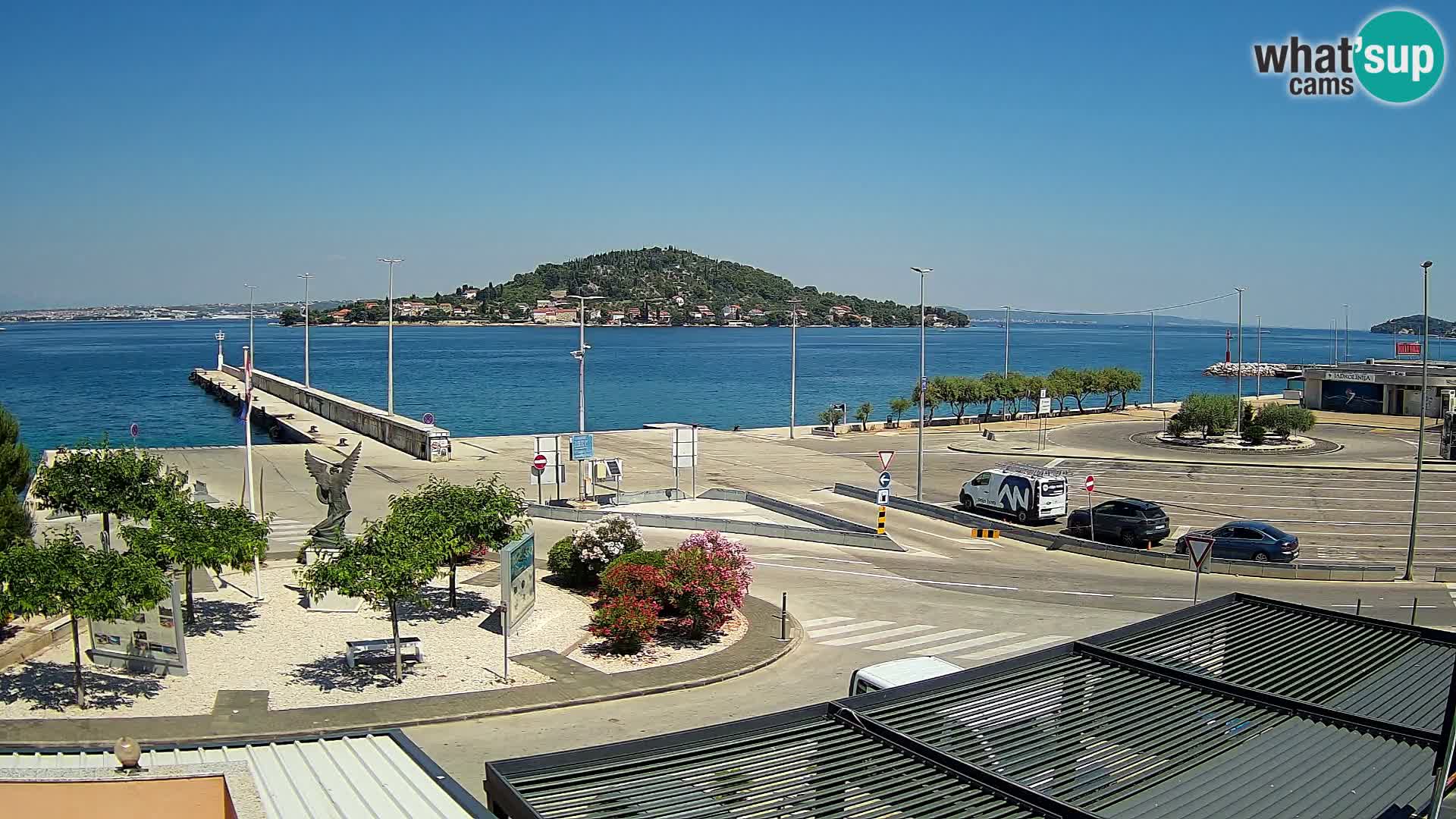 Webcam Ugliano – terminal traghetto da Preko a Zara
