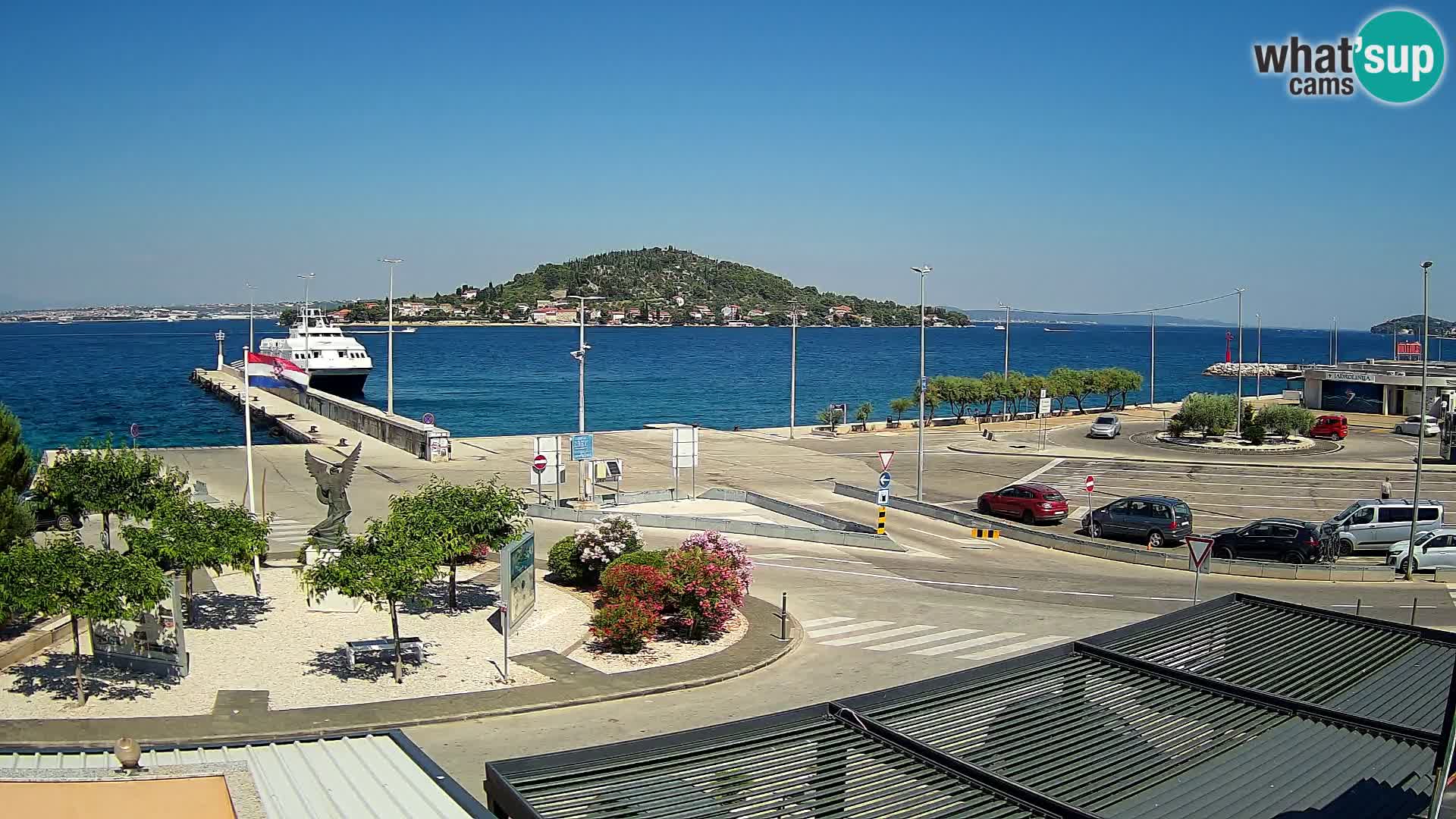 Webcam Ugljan – Preko Ferry to Zadar