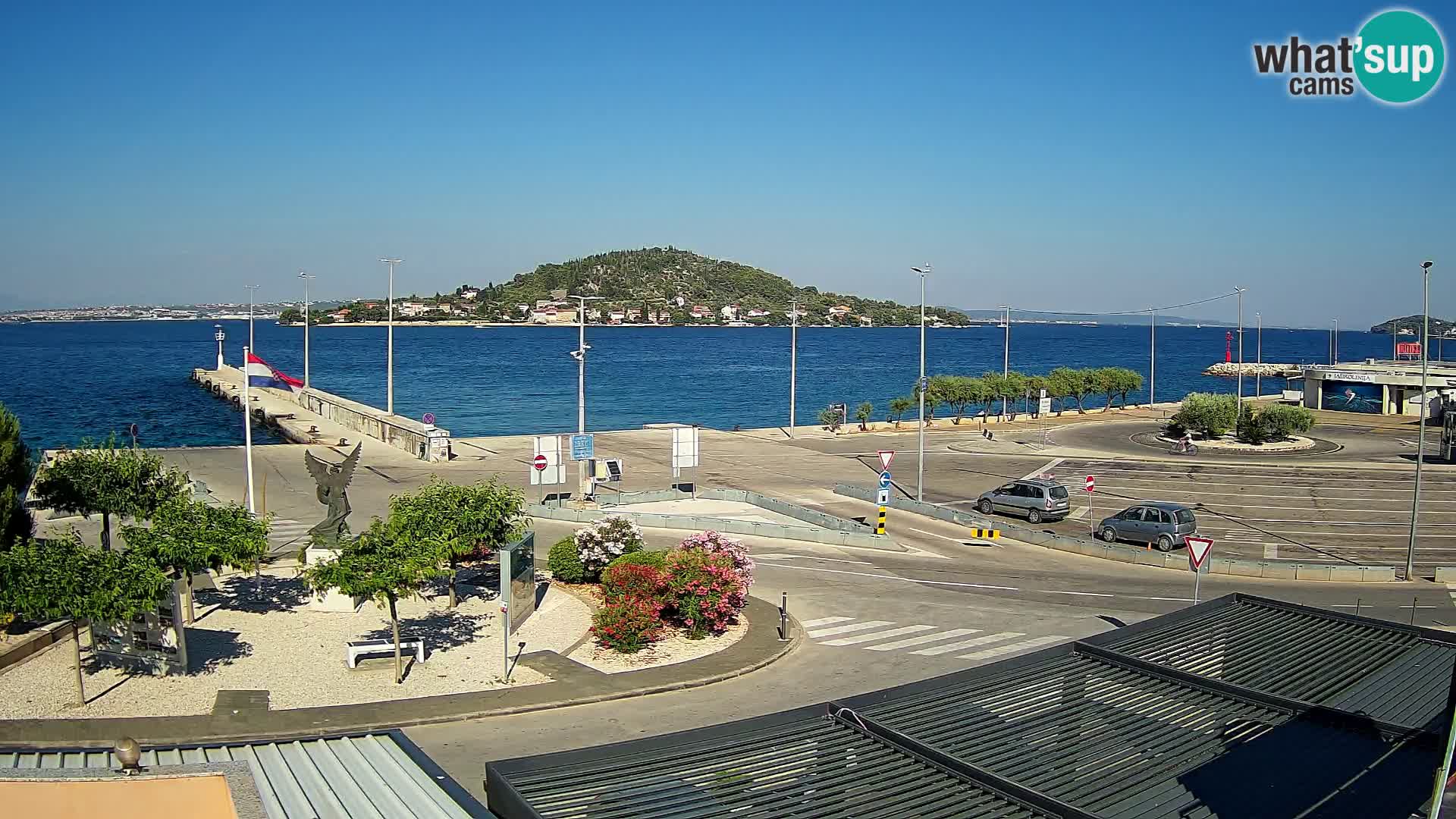 Web kamera Ugljan – Preko trajekt za Zadar