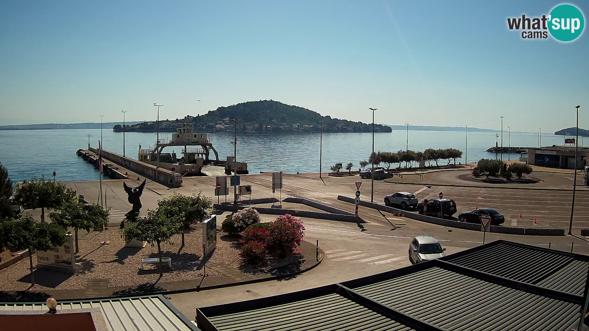 Webcam Ugliano – terminal traghetto da Preko a Zara
