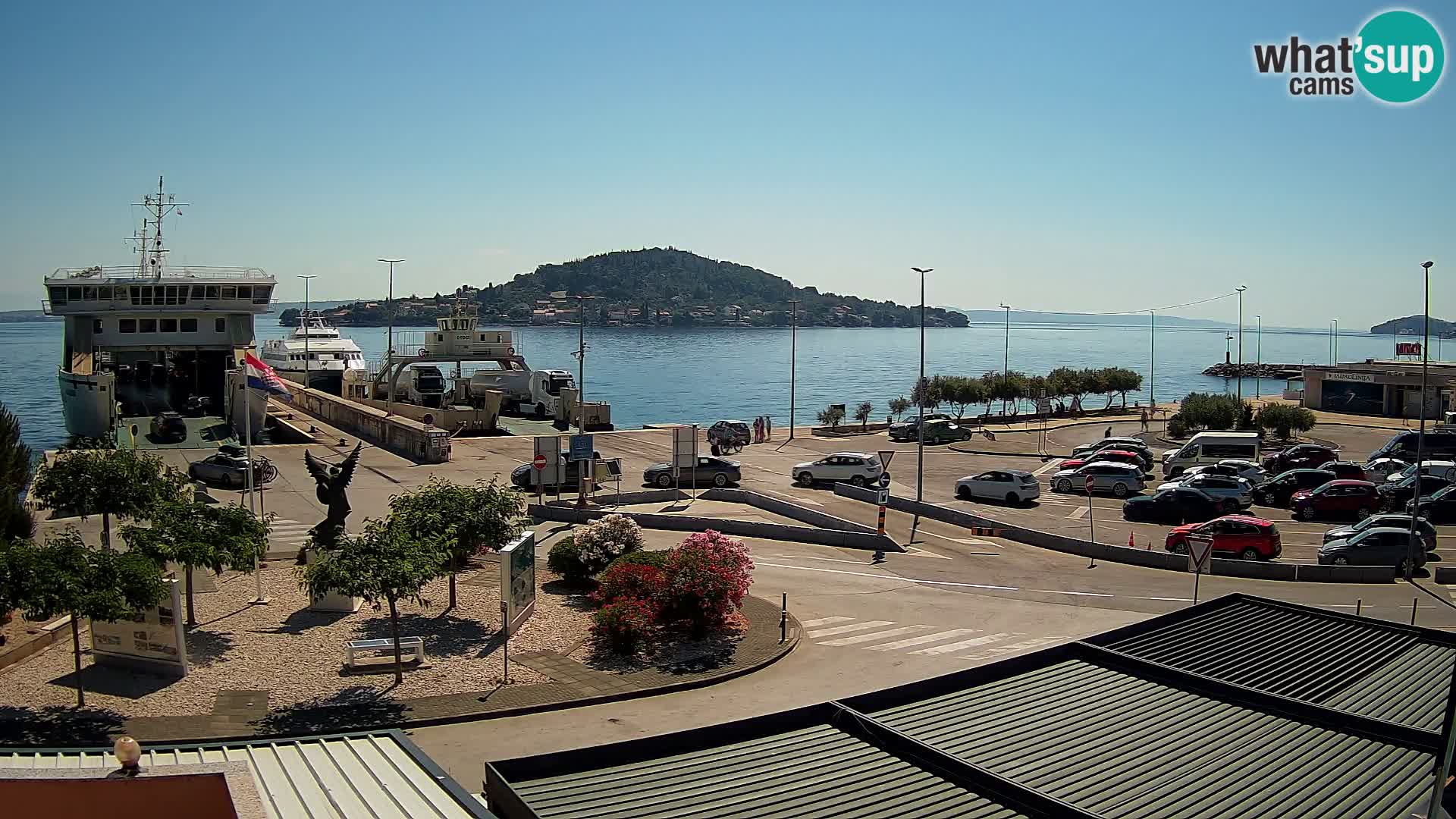 Webcam Ugliano – terminal traghetto da Preko a Zara