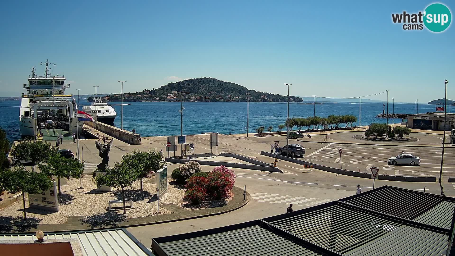 Webcam Ugliano – terminal traghetto da Preko a Zara
