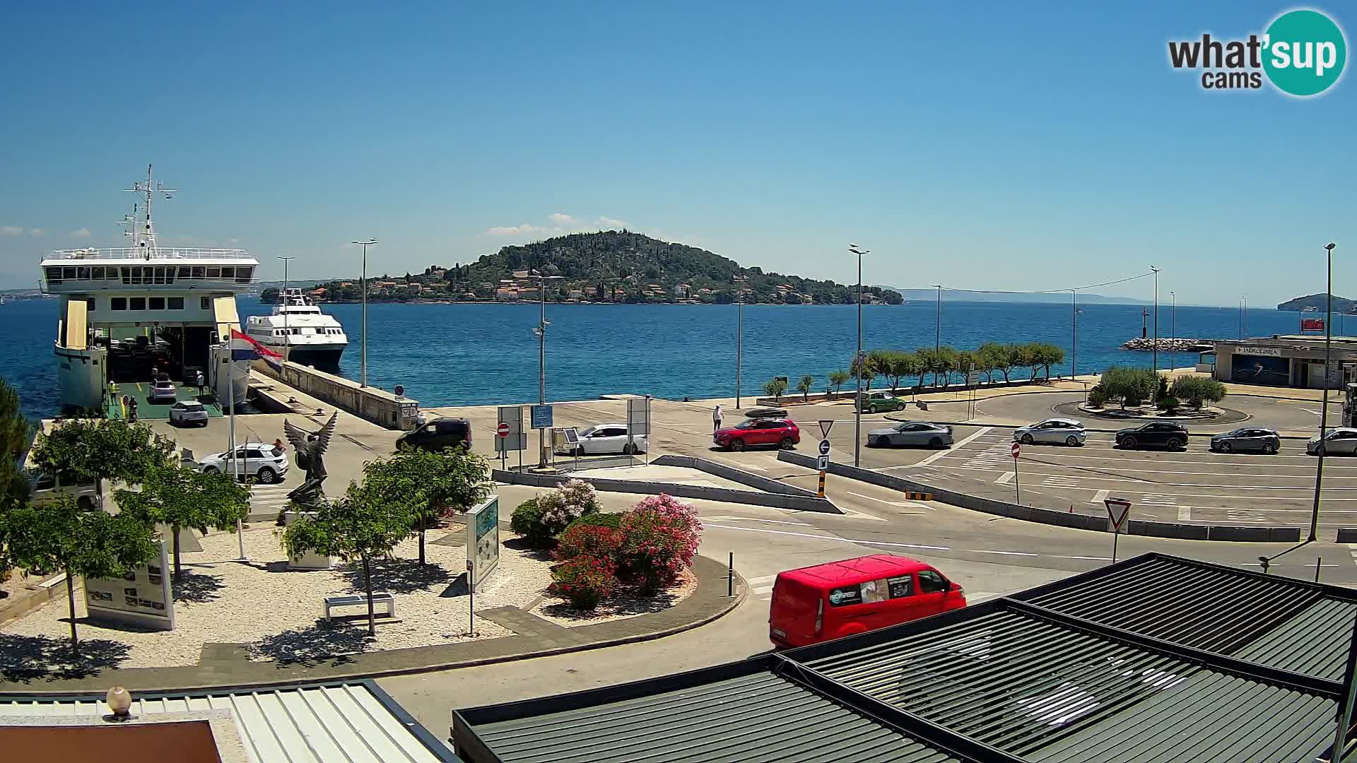 Webcam Ugliano – terminal traghetto da Preko a Zara