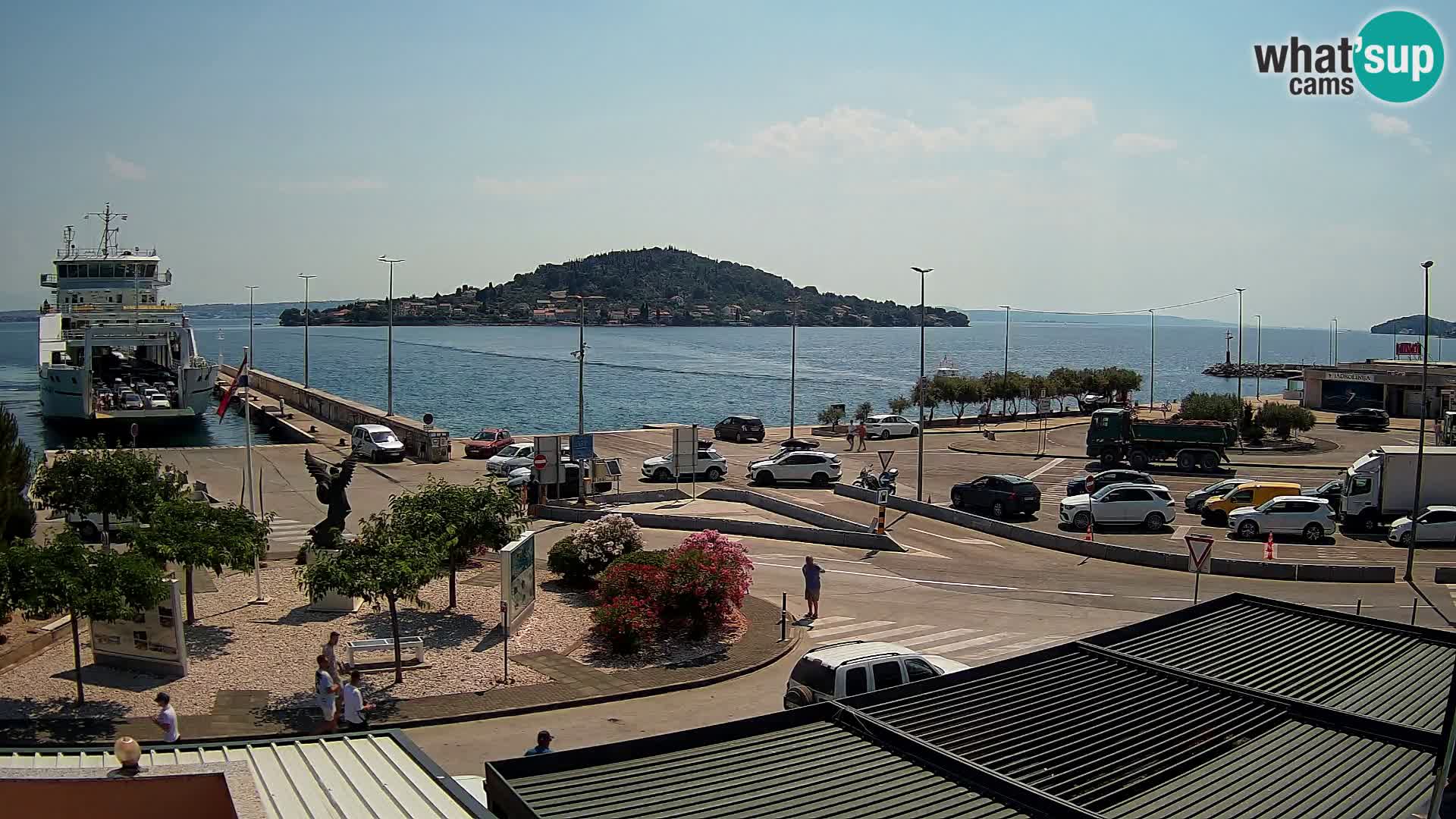Web kamera Ugljan – Preko trajekt za Zadar