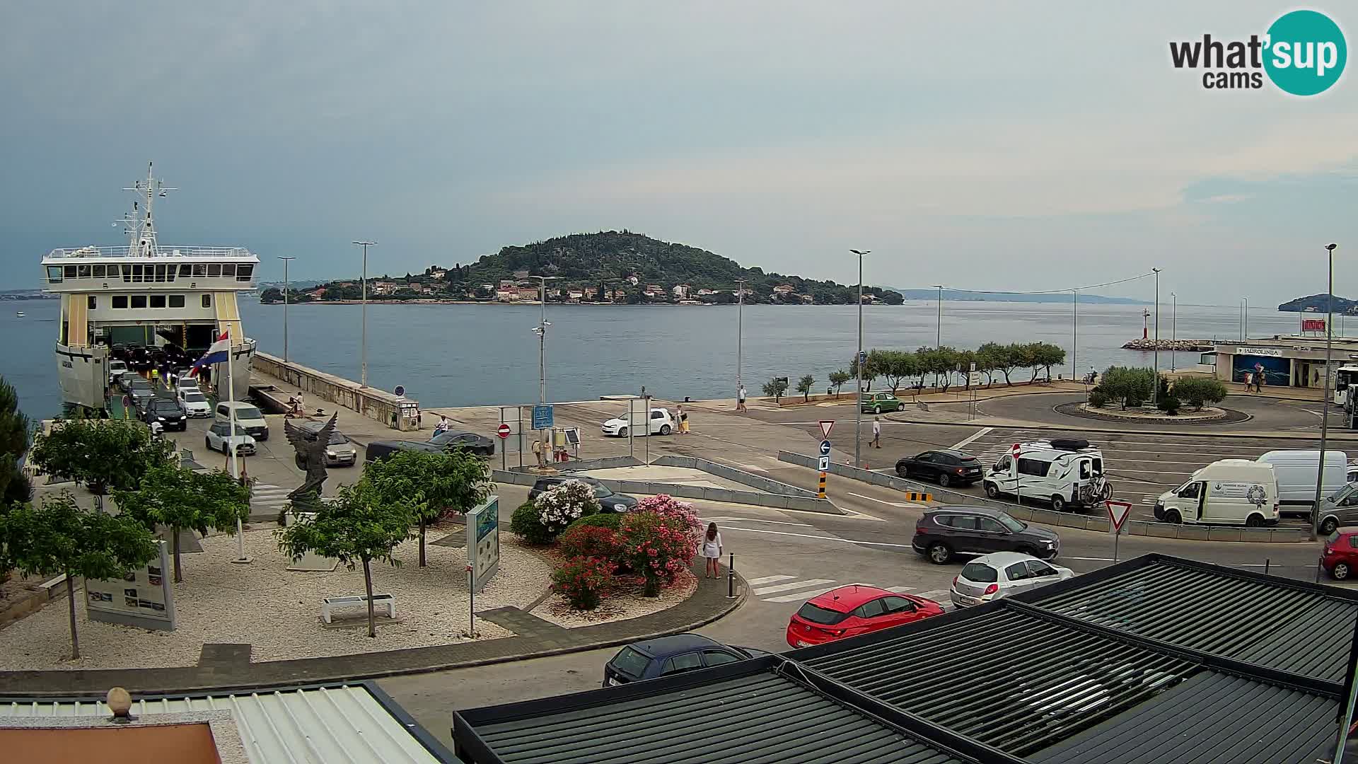 Webcam Ugljan – Preko Ferry to Zadar
