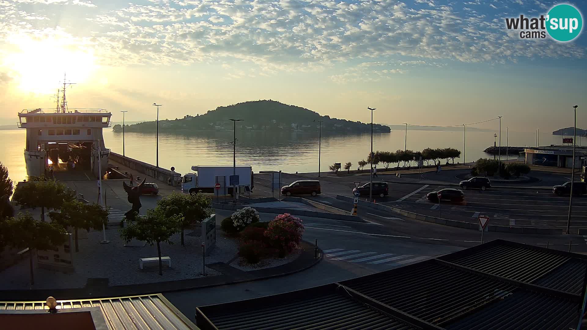 Webcam Ugliano – terminal traghetto da Preko a Zara