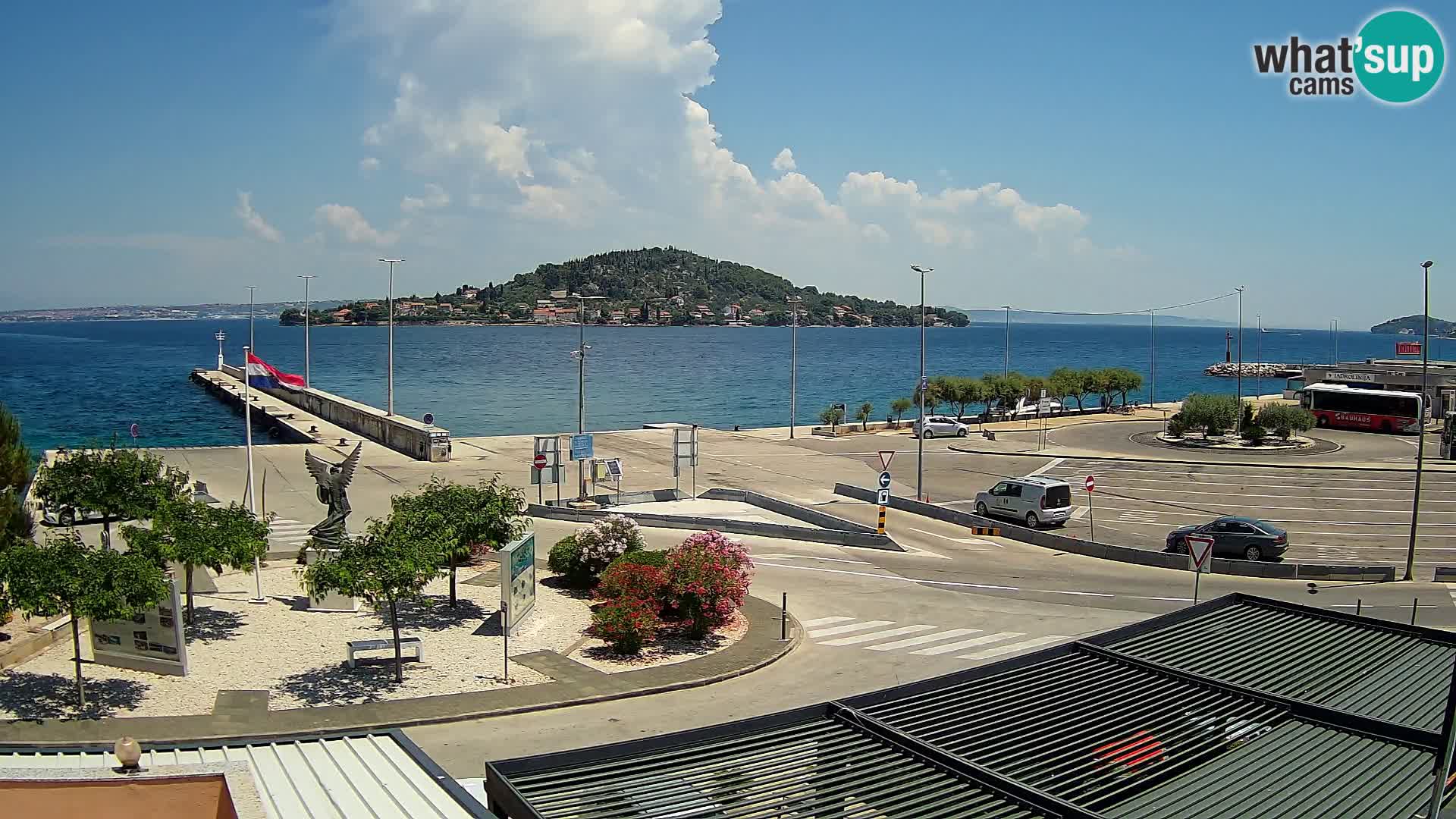 Web kamera Ugljan – Preko trajekt za Zadar
