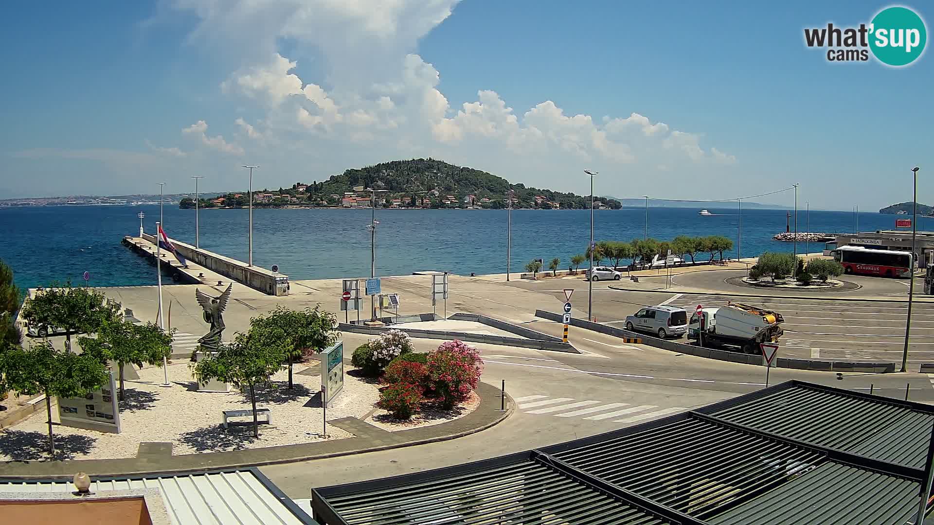 Webcam Ugljan – Preko Ferry to Zadar