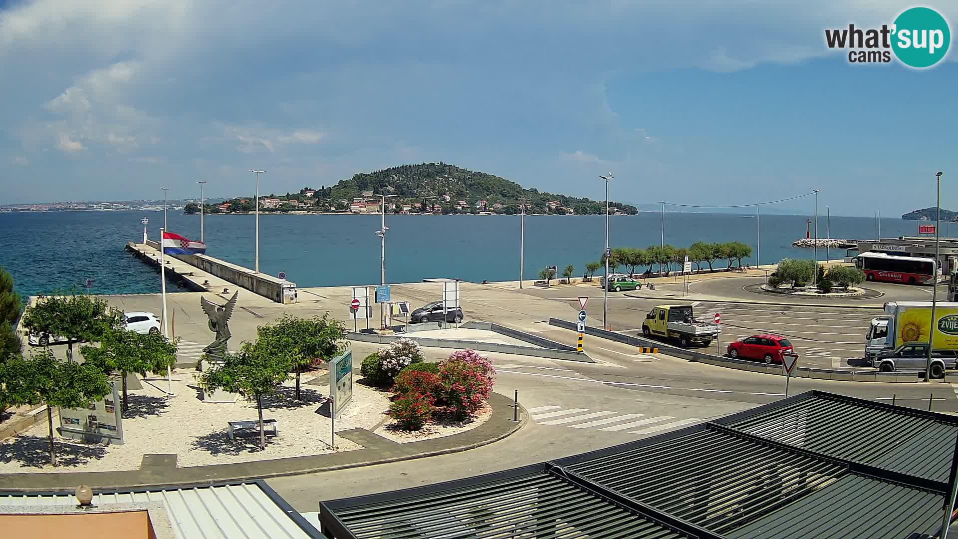 Webcam Ugliano – terminal traghetto da Preko a Zara