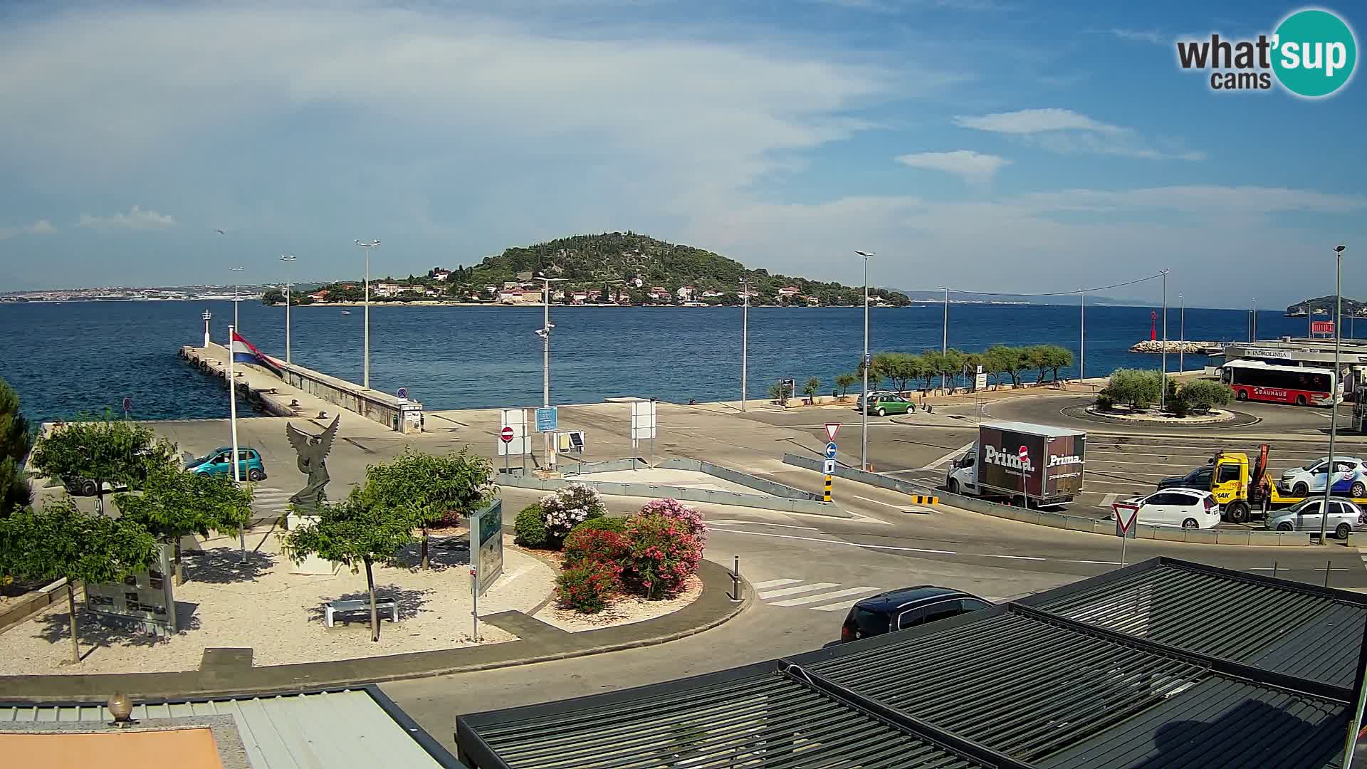 Webcam Ugljan – Preko Ferry to Zadar