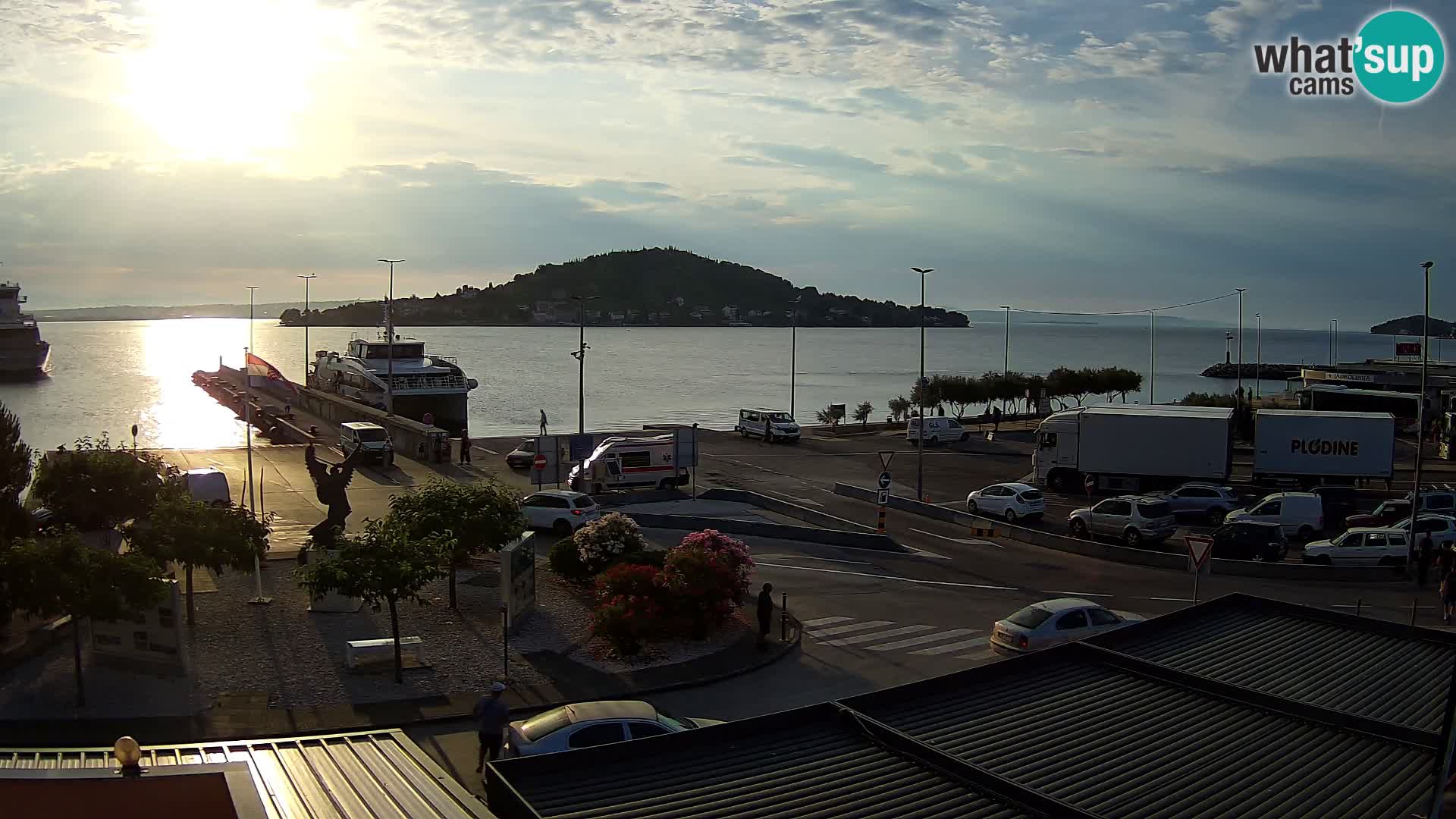 Webcam Ugliano – terminal traghetto da Preko a Zara