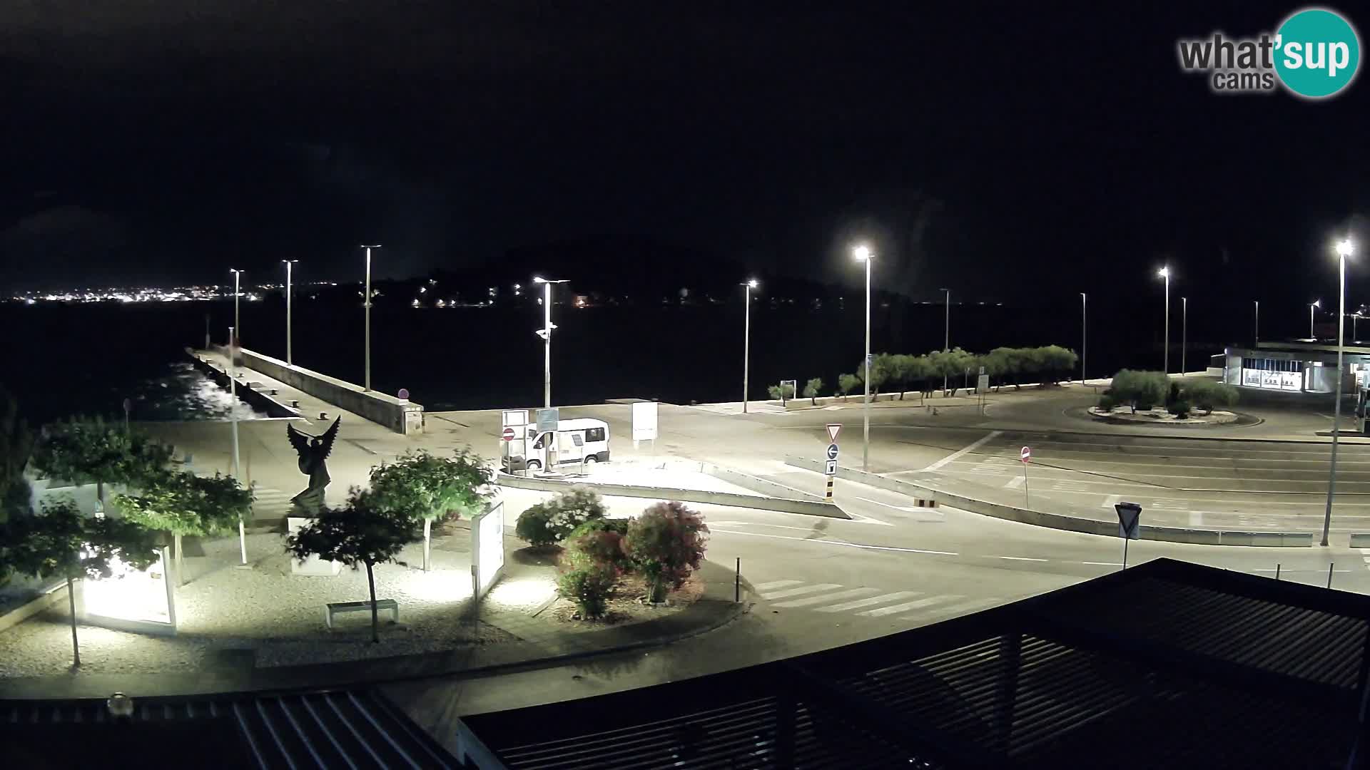 Webcam Ugliano – terminal traghetto da Preko a Zara