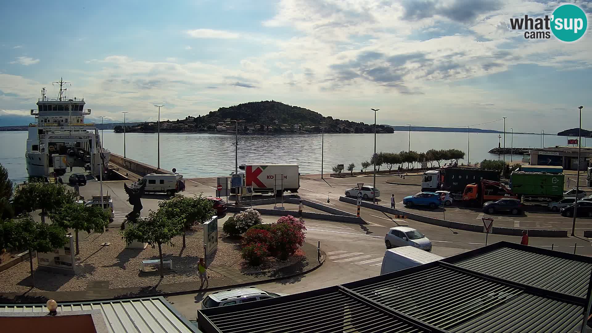 Webcam Ugljan – Preko Ferry to Zadar