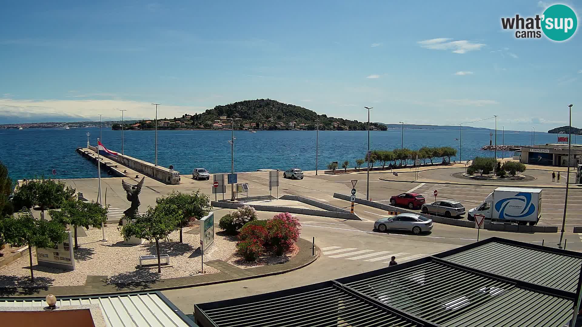 Webcam Ugljan – Preko Ferry to Zadar