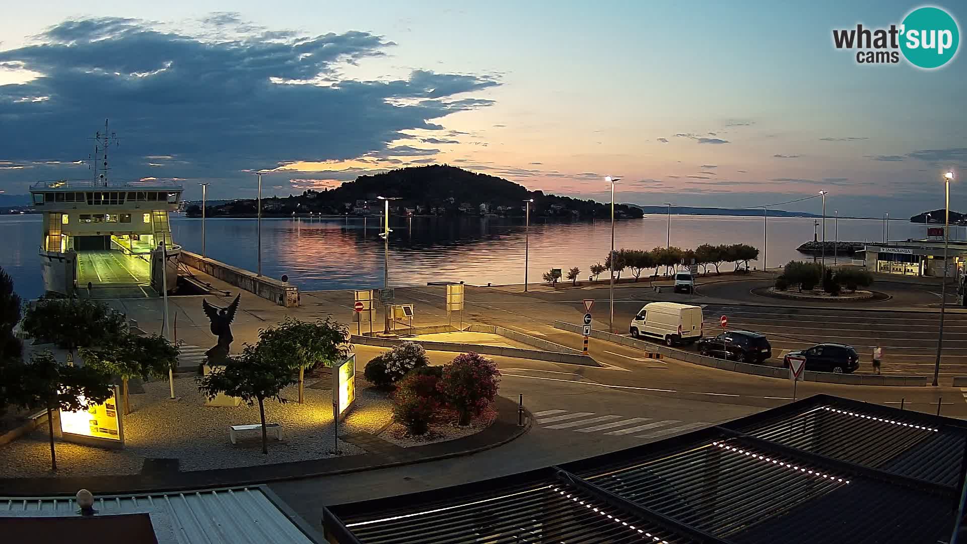 Spletna kamera Ugljan – trajekt Preko – Zadar
