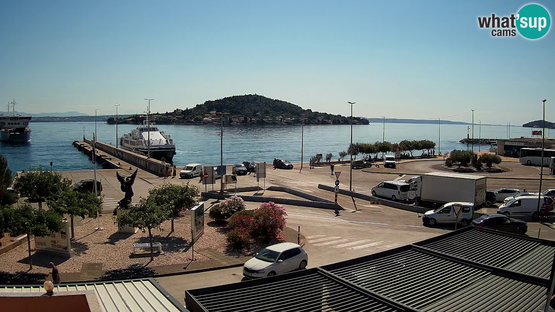 Webcam Ugljan – Preko Ferry to Zadar