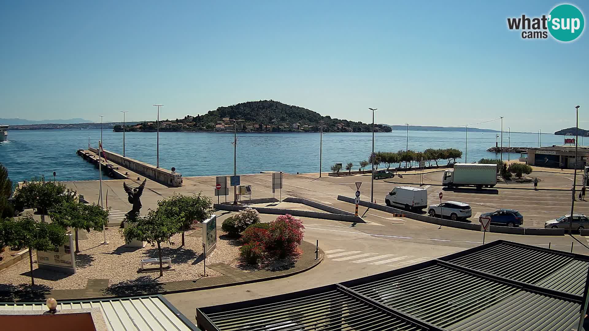 Webcam Ugljan – Preko Ferry to Zadar