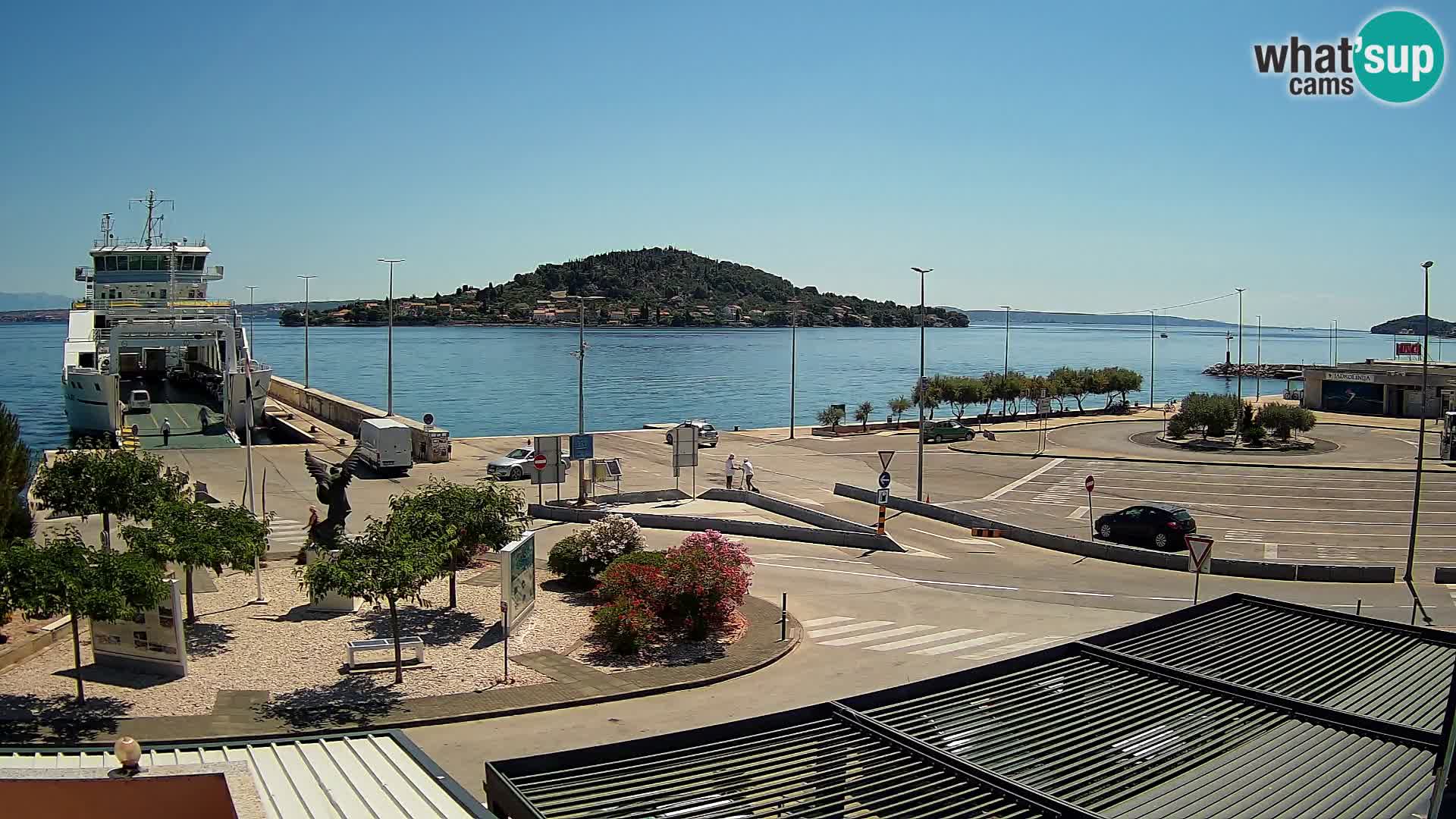 Webcam Ugljan – Preko Ferry to Zadar