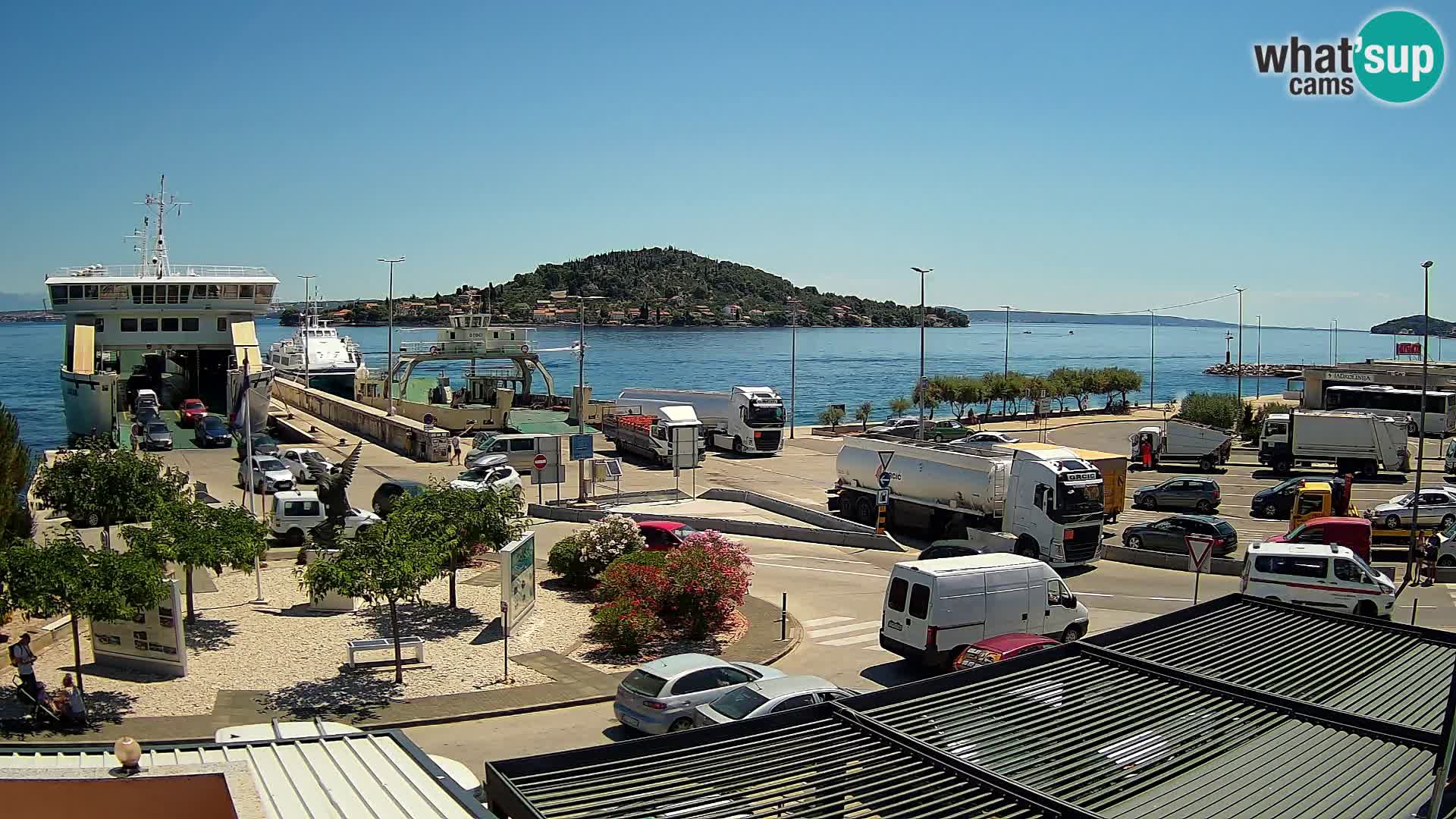 Webcam Ugliano – terminal traghetto da Preko a Zara