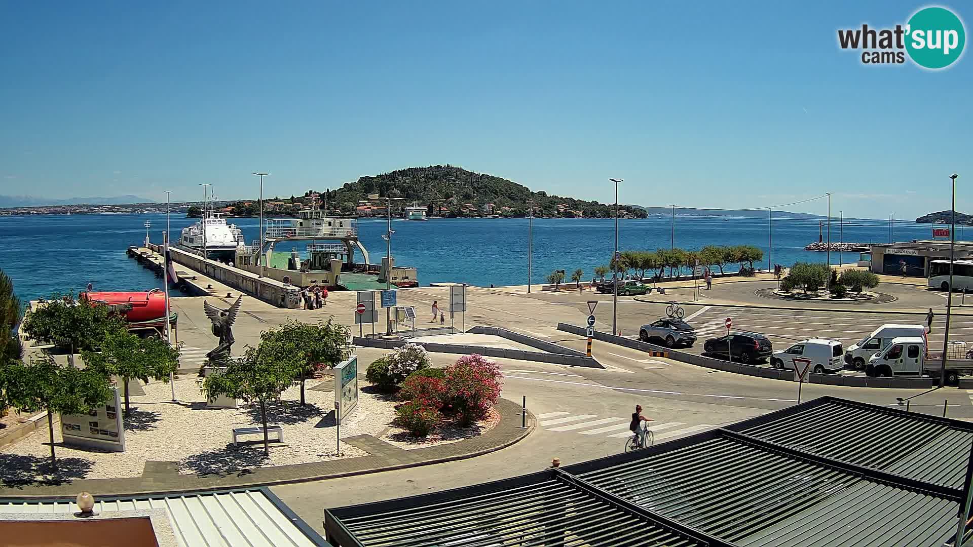 Spletna kamera Ugljan – trajekt Preko – Zadar