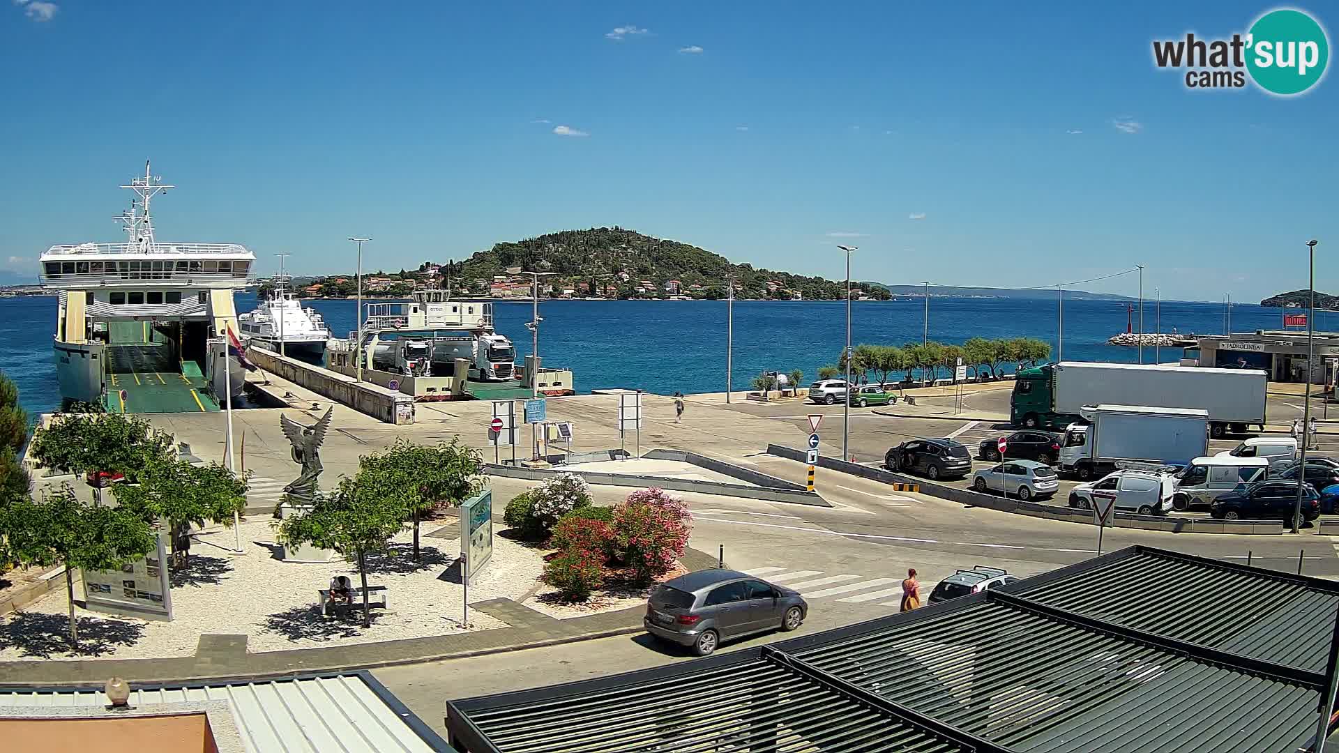 Webcam Ugljan – Preko Ferry to Zadar