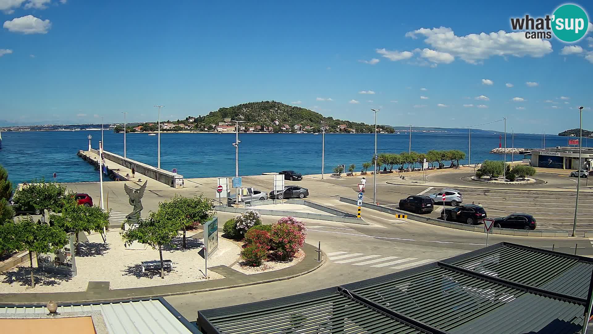 Webcam Ugljan – Preko Ferry to Zadar