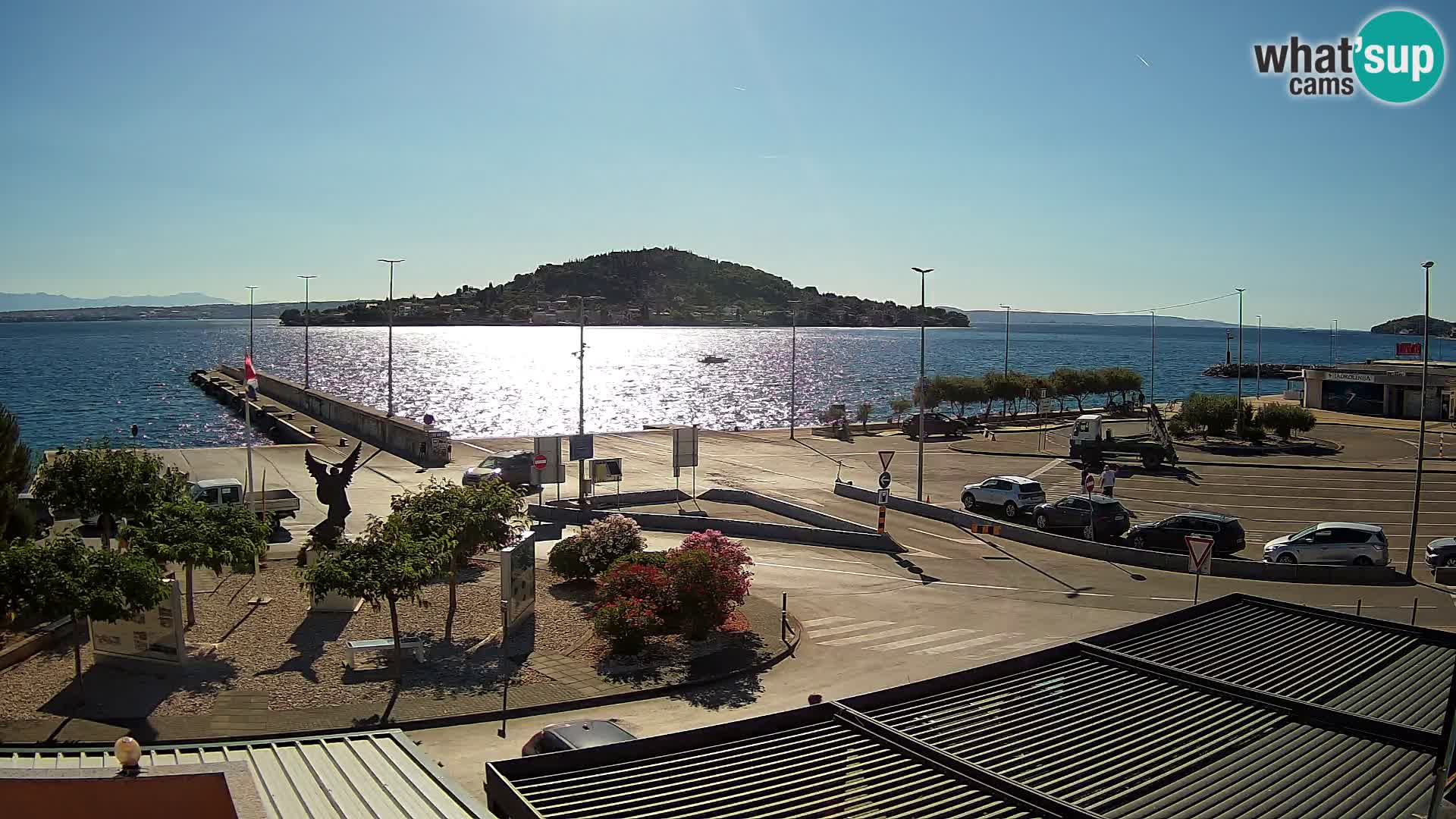 Spletna kamera Ugljan – trajekt Preko – Zadar