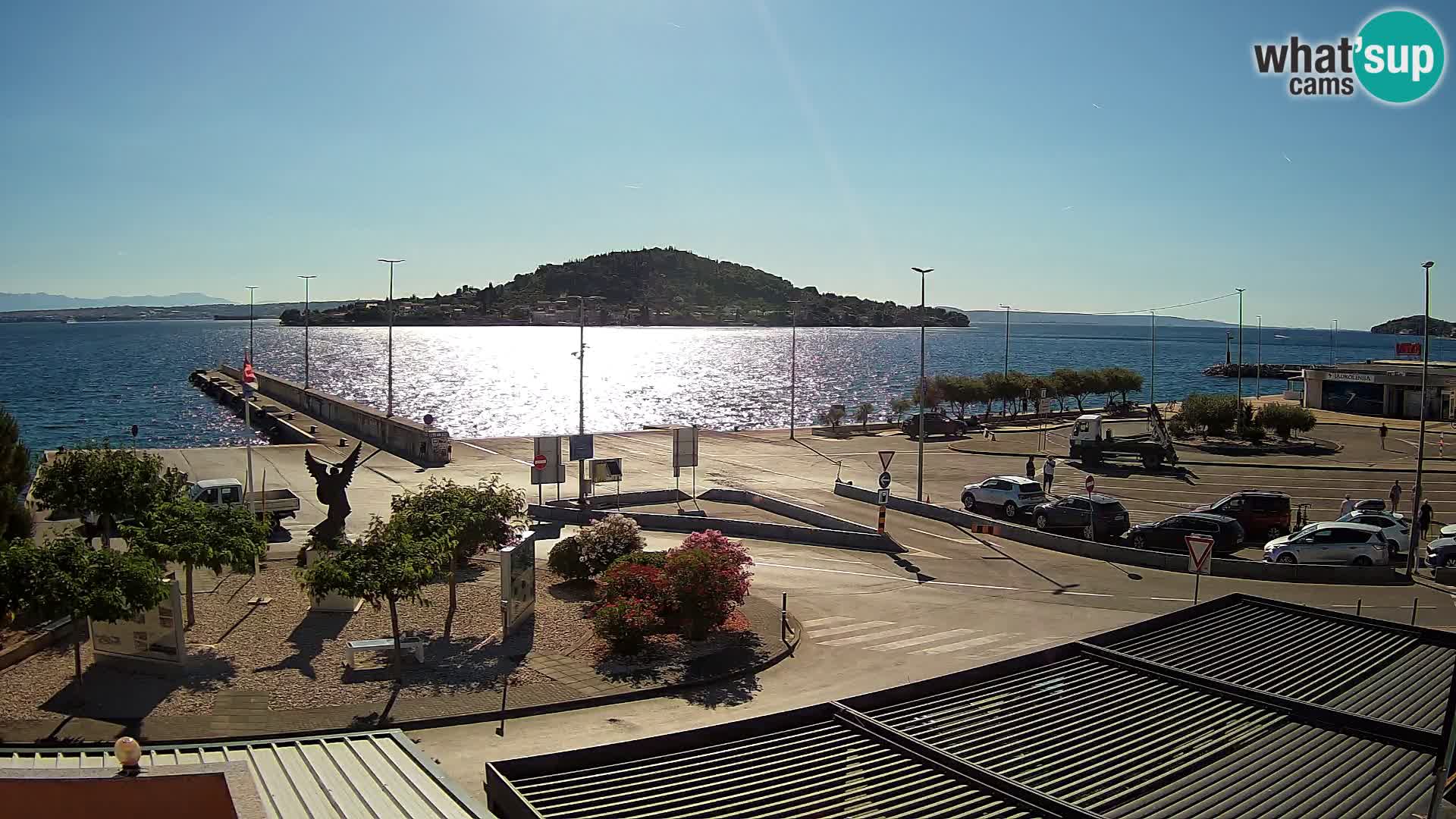 Spletna kamera Ugljan – trajekt Preko – Zadar