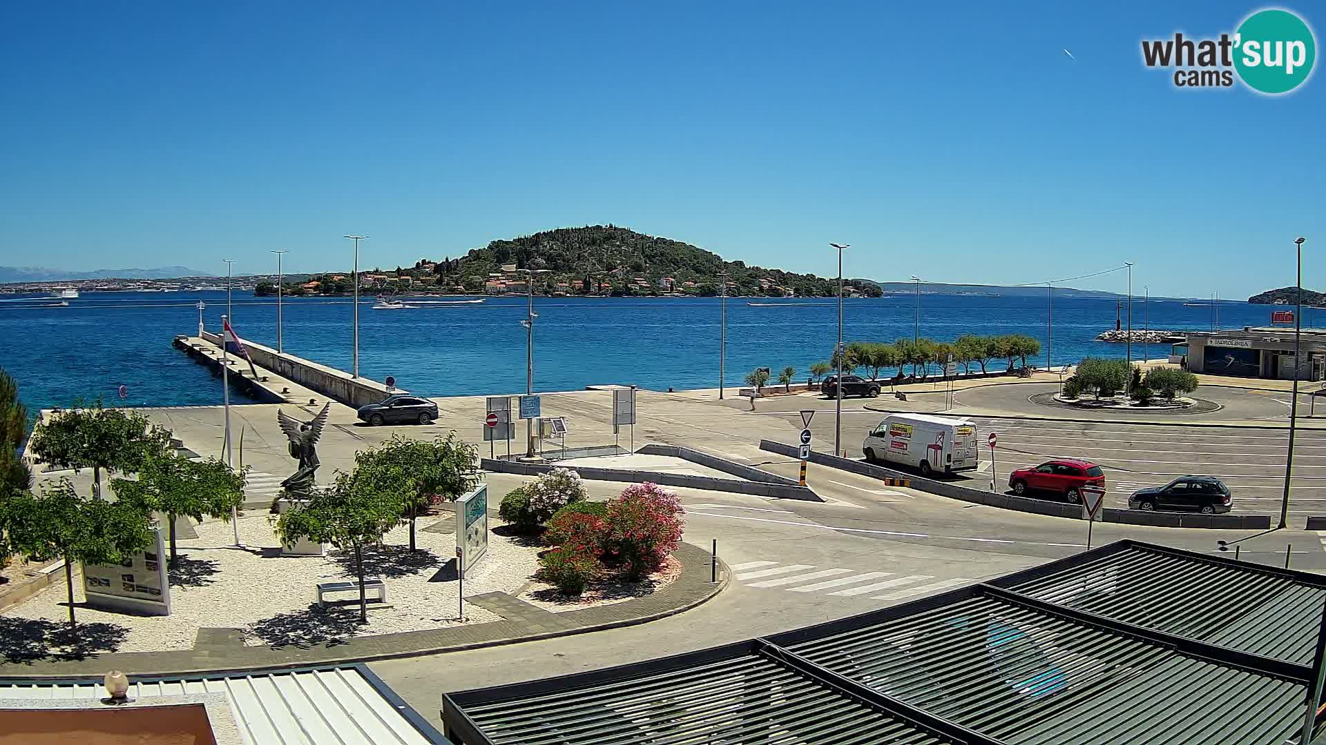 Webcam Ugljan – Preko Ferry to Zadar
