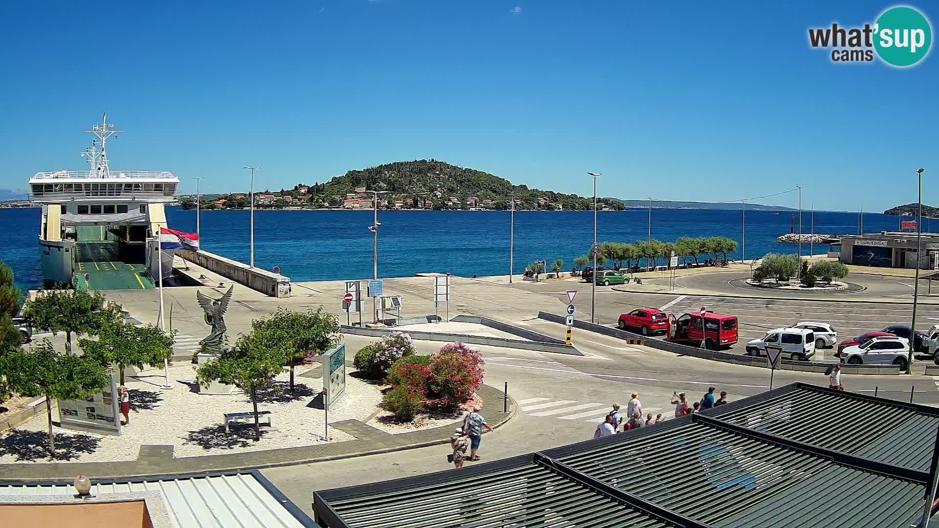 Spletna kamera Ugljan – trajekt Preko – Zadar