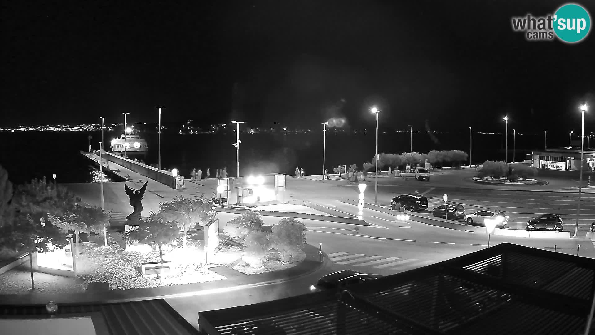 Webcam Ugliano – terminal traghetto da Preko a Zara