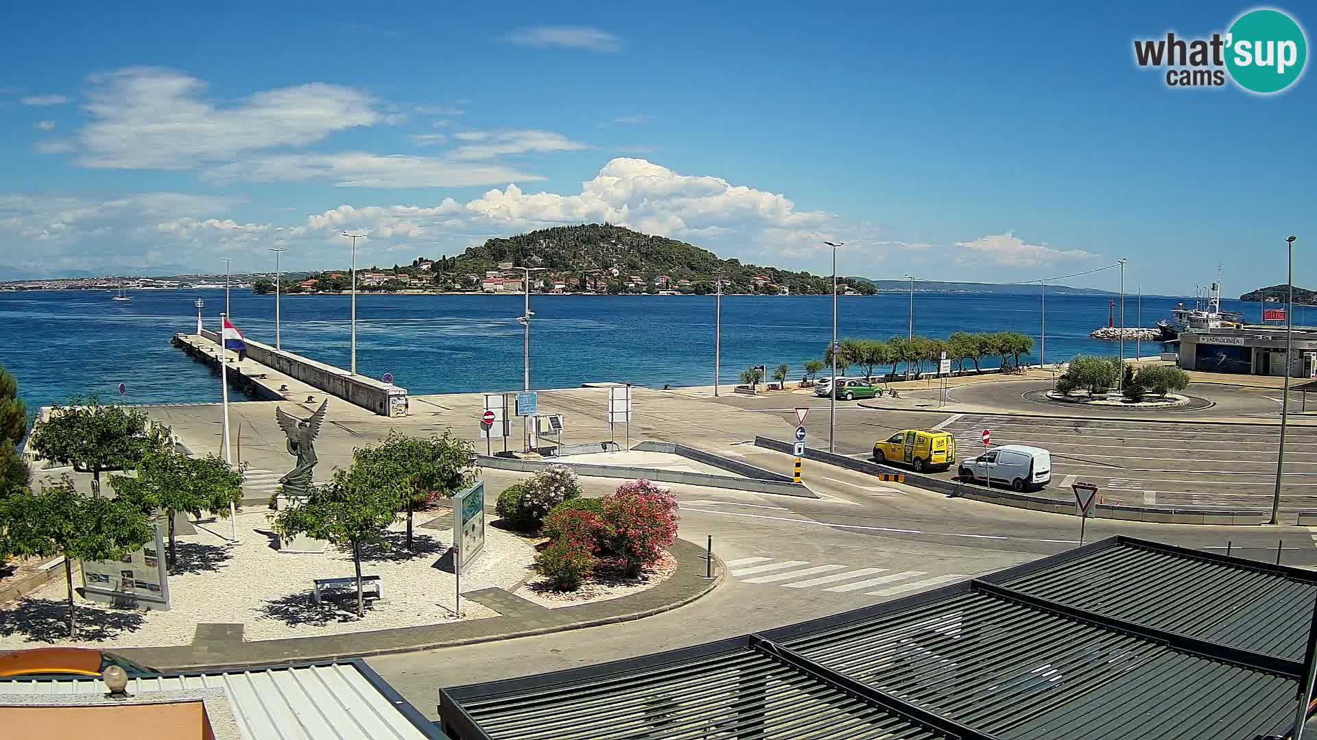 Web kamera Ugljan – Preko trajekt za Zadar