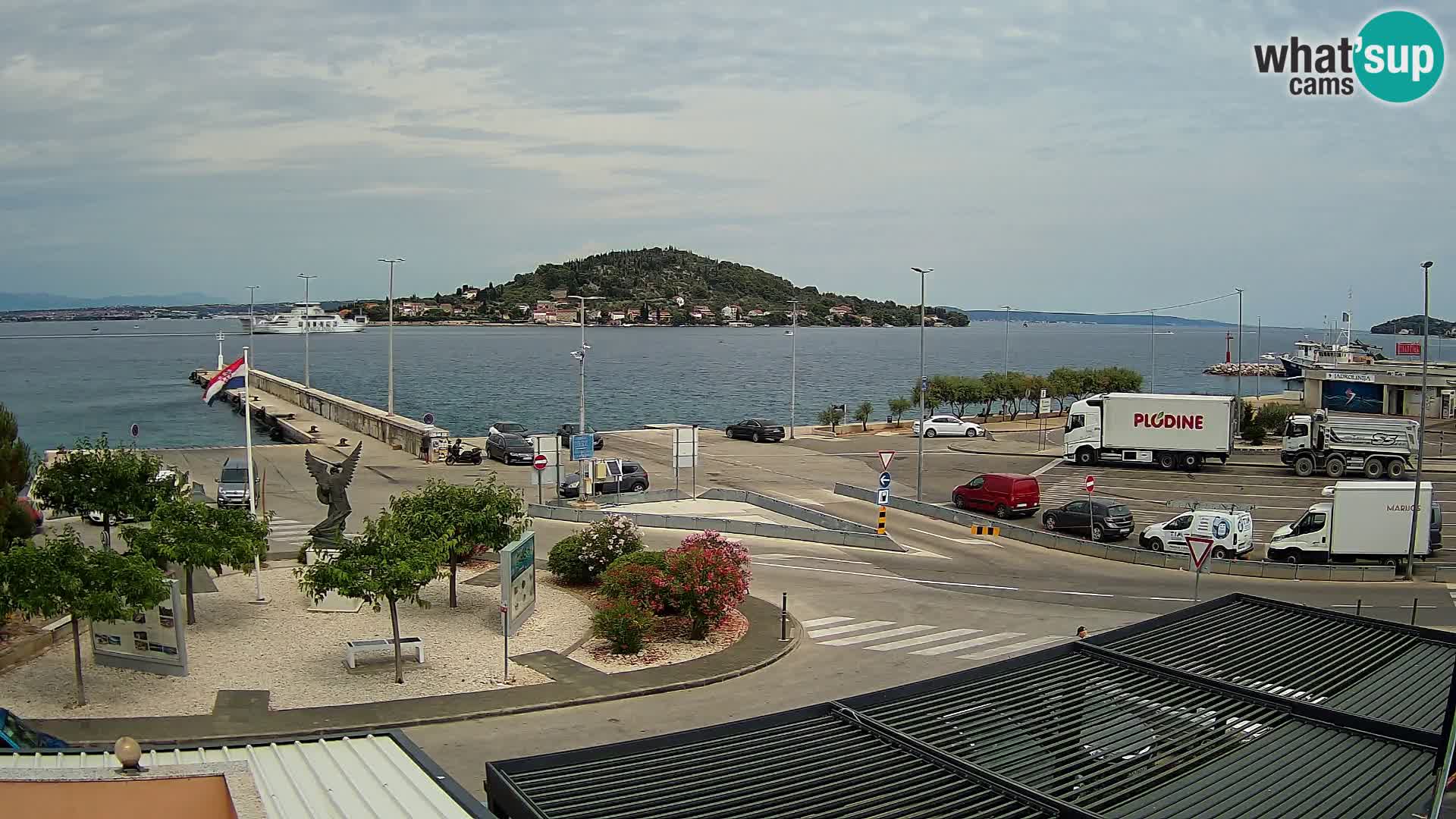 Webcam Ugliano – terminal traghetto da Preko a Zara