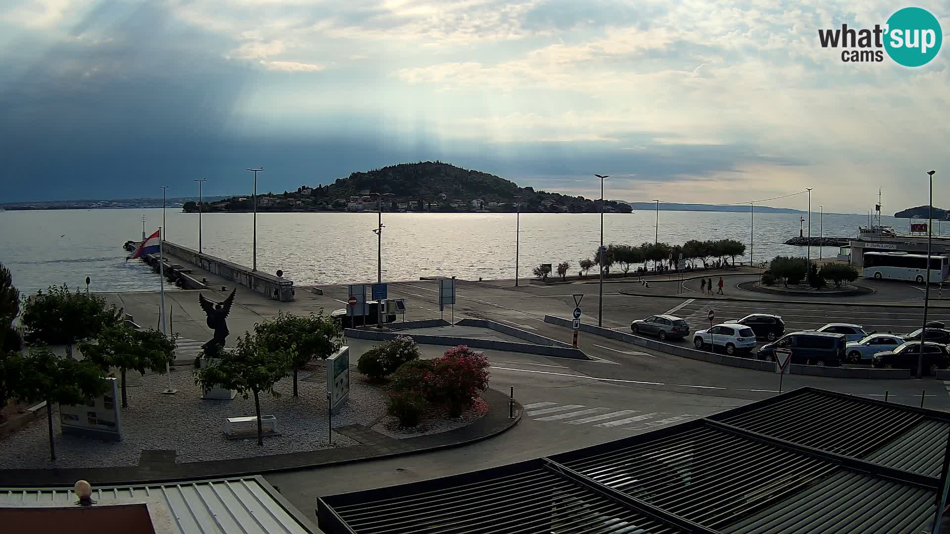 Spletna kamera Ugljan – trajekt Preko – Zadar