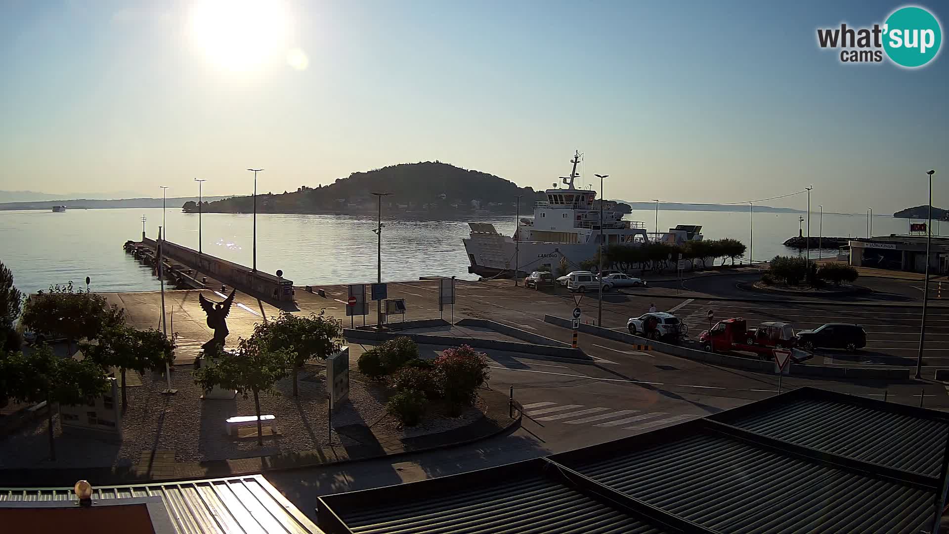 Spletna kamera Ugljan – trajekt Preko – Zadar