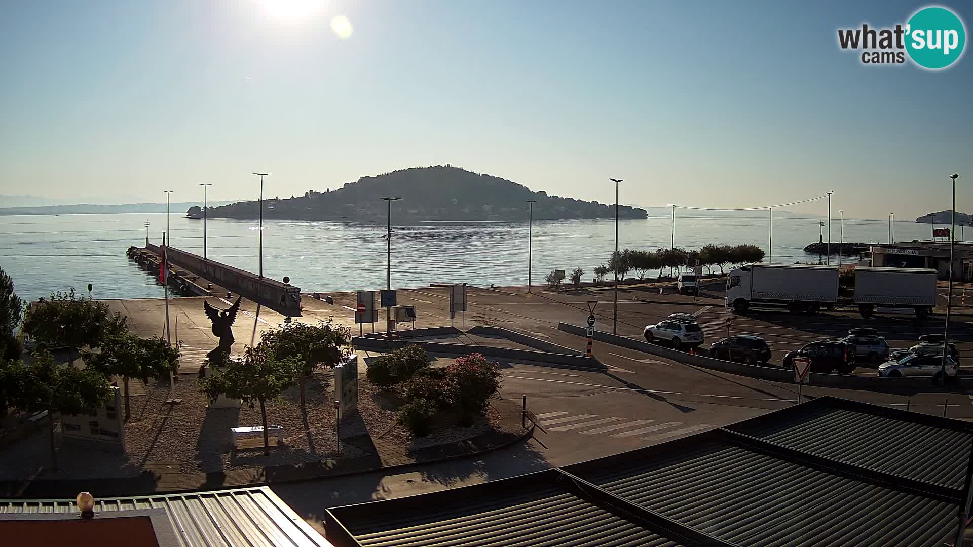 Webcam Ugljan – Preko Ferry to Zadar