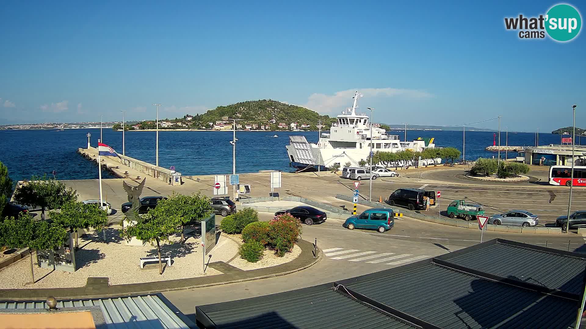 Webcam Ugljan – Preko Ferry to Zadar