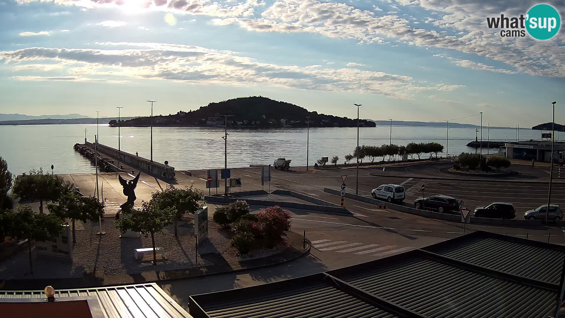 Webcam Ugliano – terminal traghetto da Preko a Zara