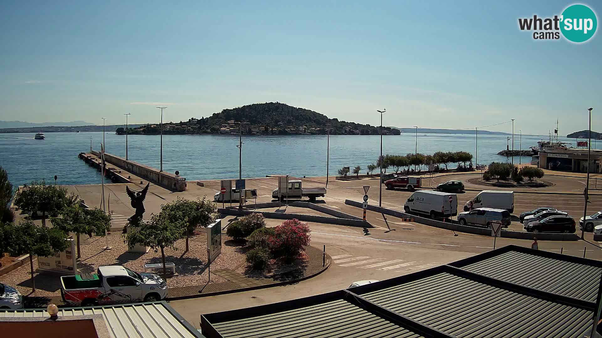 Webcam Ugliano – terminal traghetto da Preko a Zara