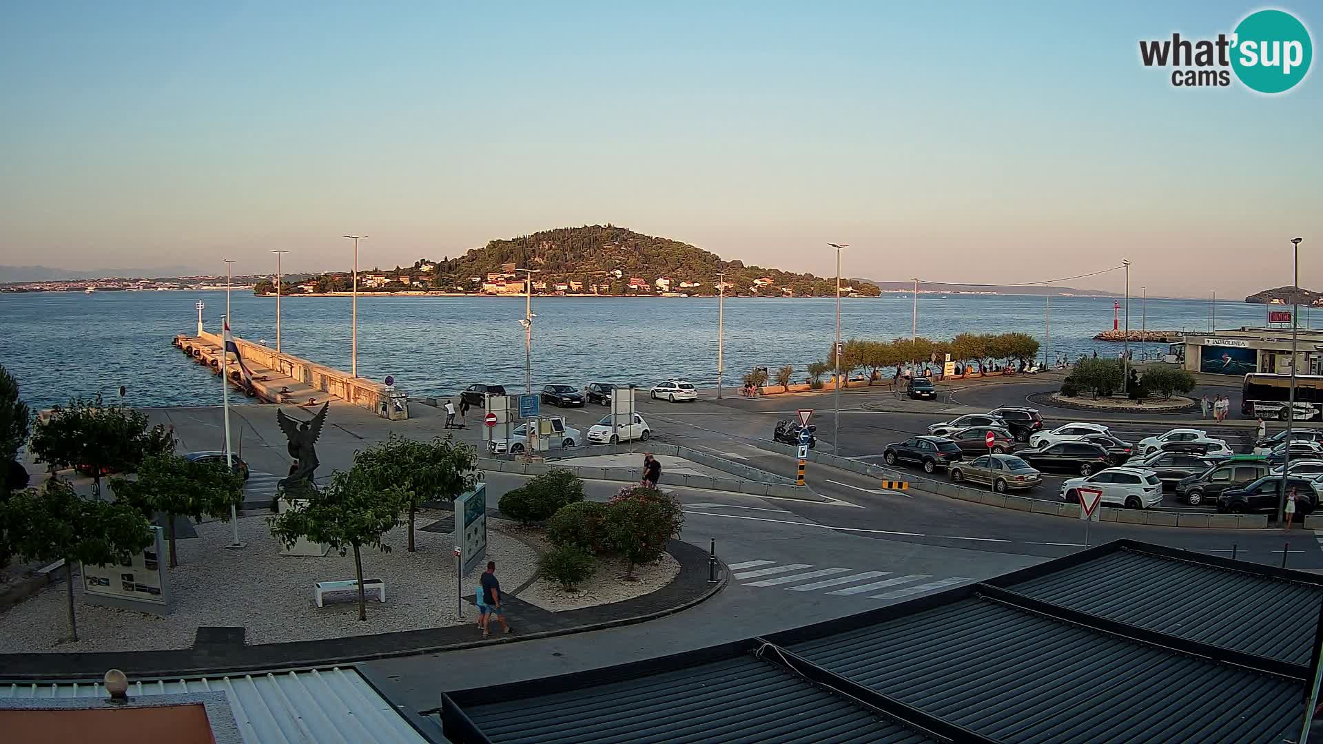 Webcam Ugliano – terminal traghetto da Preko a Zara