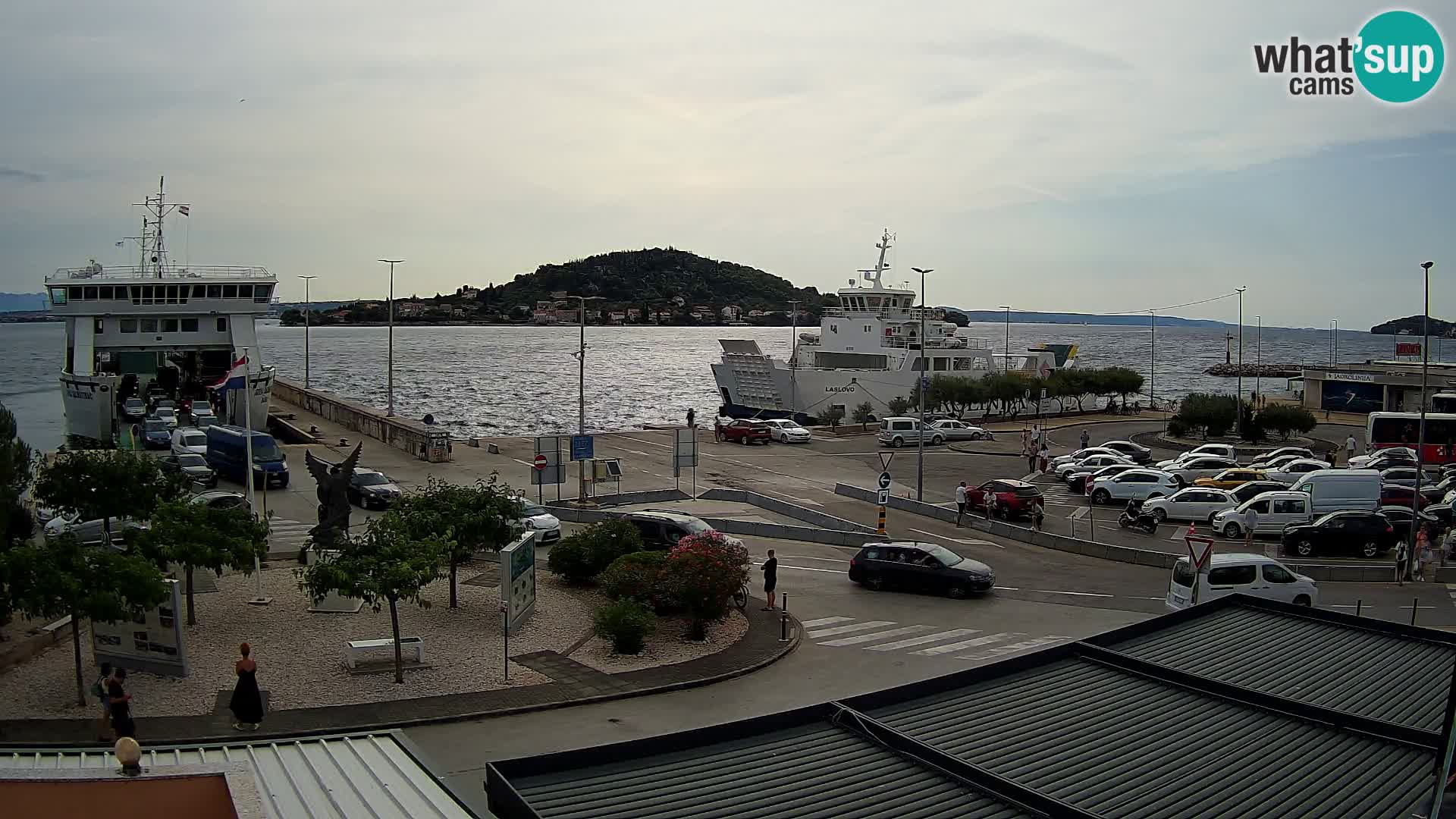 Spletna kamera Ugljan – trajekt Preko – Zadar