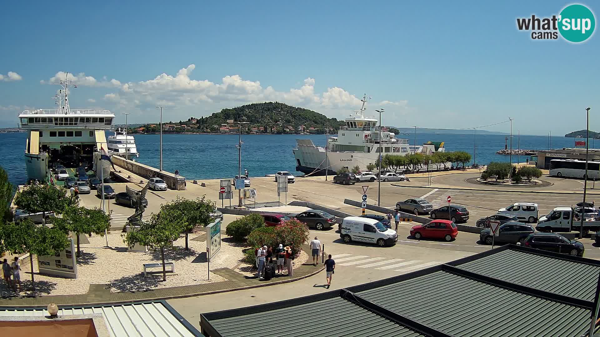 Spletna kamera Ugljan – trajekt Preko – Zadar