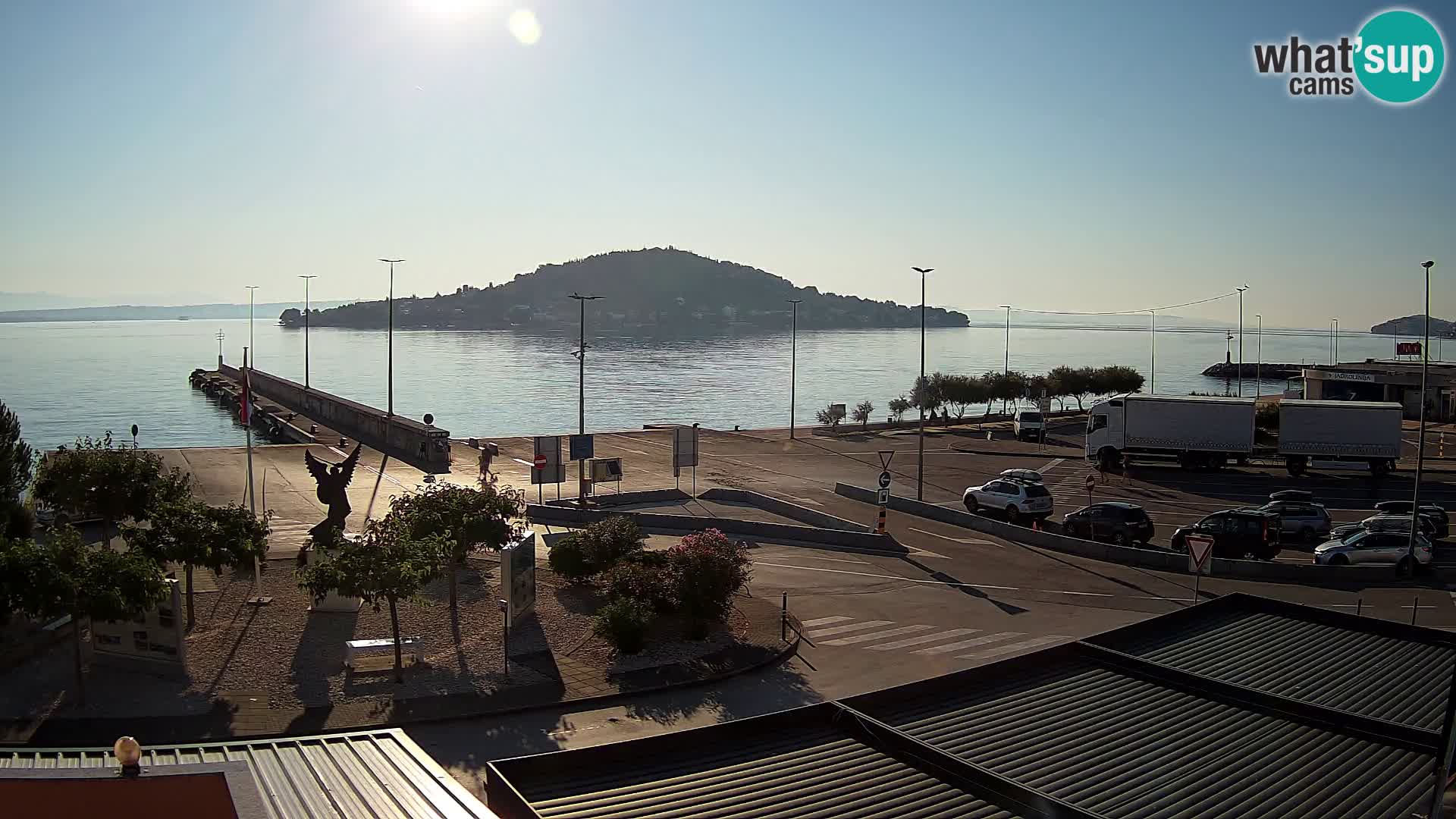 Webcam Ugliano – terminal traghetto da Preko a Zara