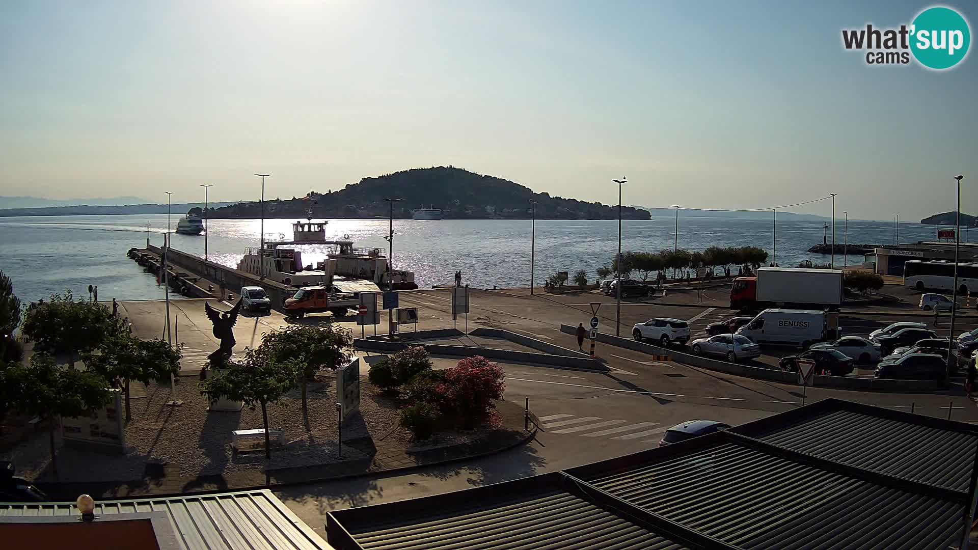 Web kamera Ugljan – Preko trajekt za Zadar