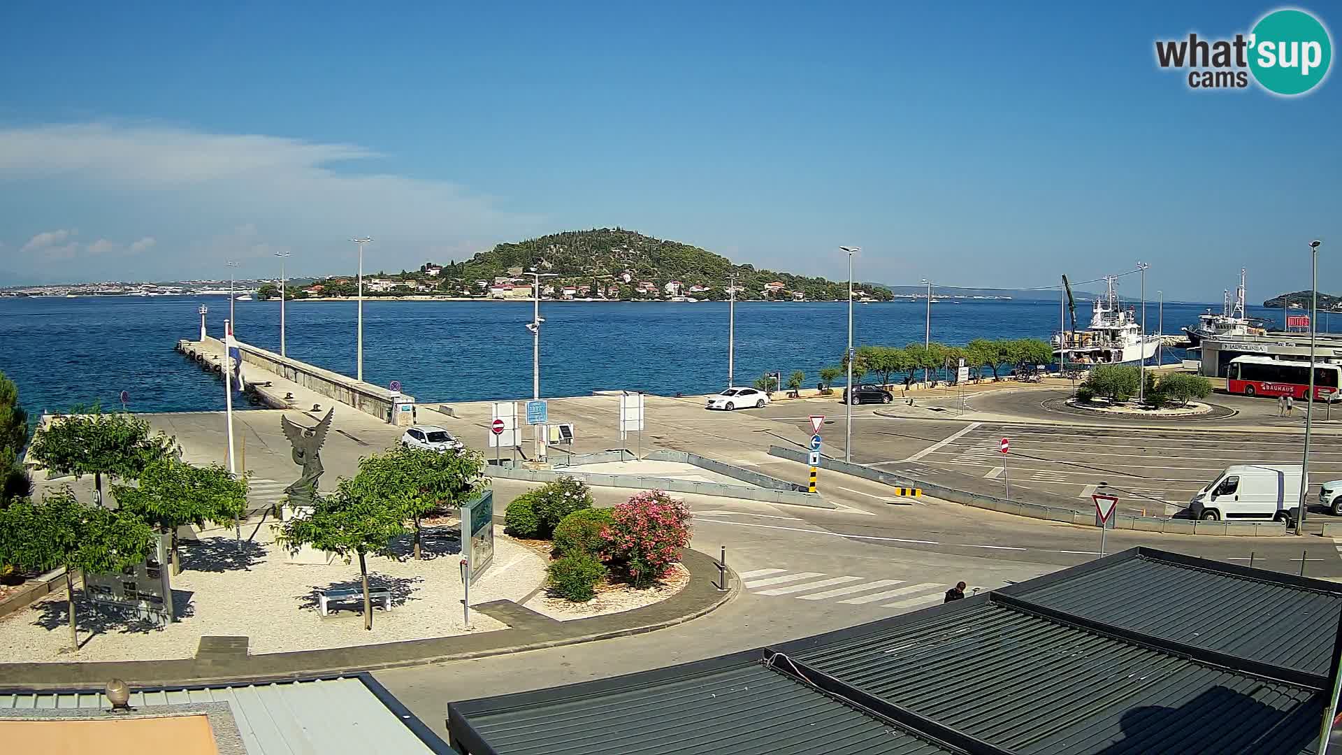 Webcam Ugljan – Preko Ferry to Zadar