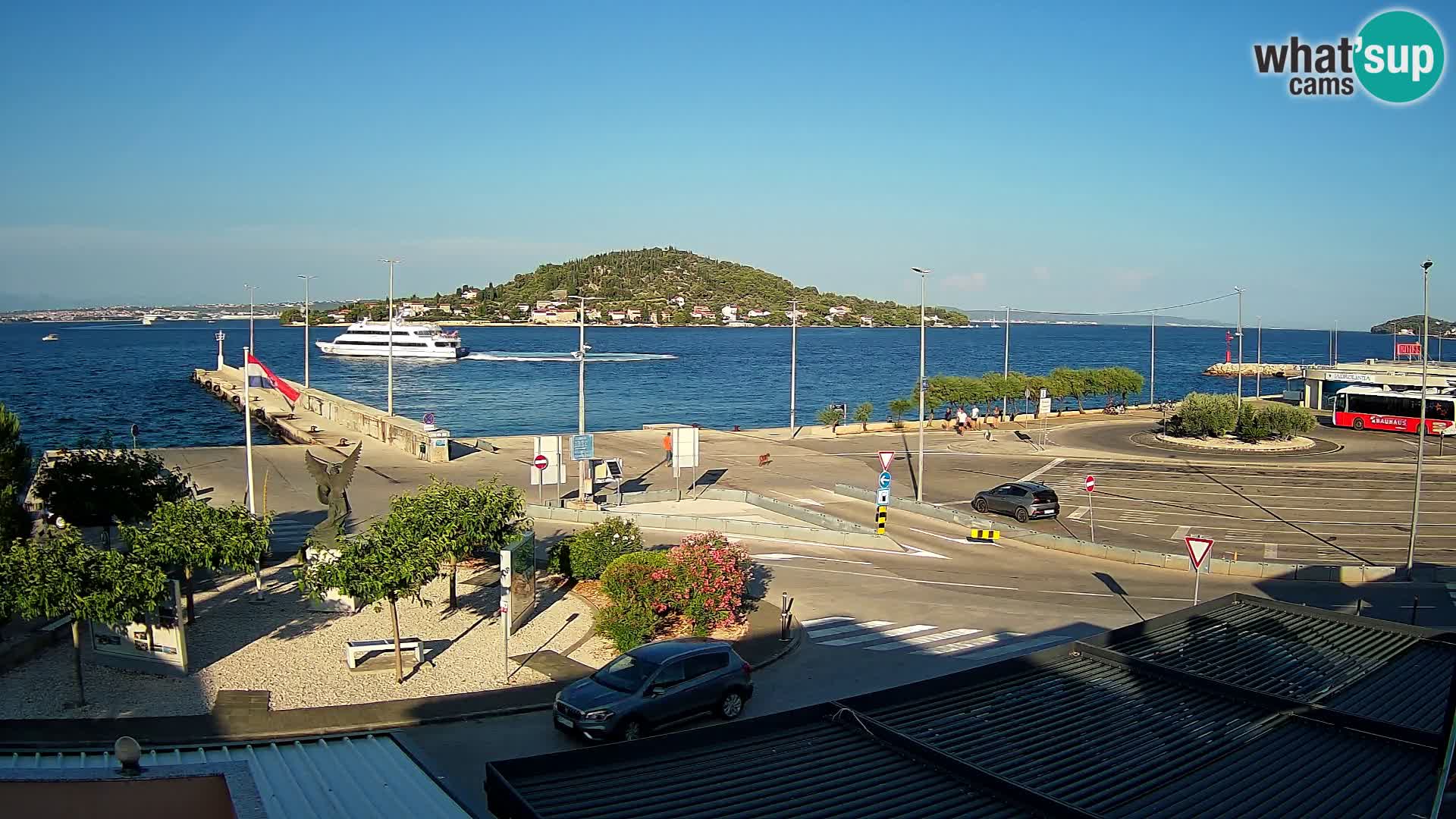 Webcam Ugljan – Preko Ferry to Zadar