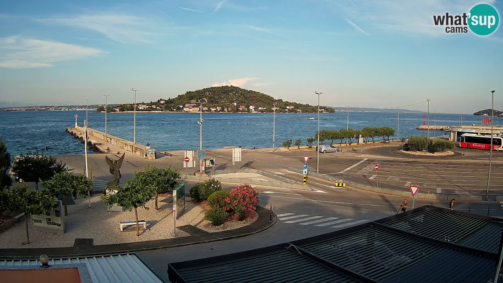 Web kamera Ugljan – Preko trajekt za Zadar
