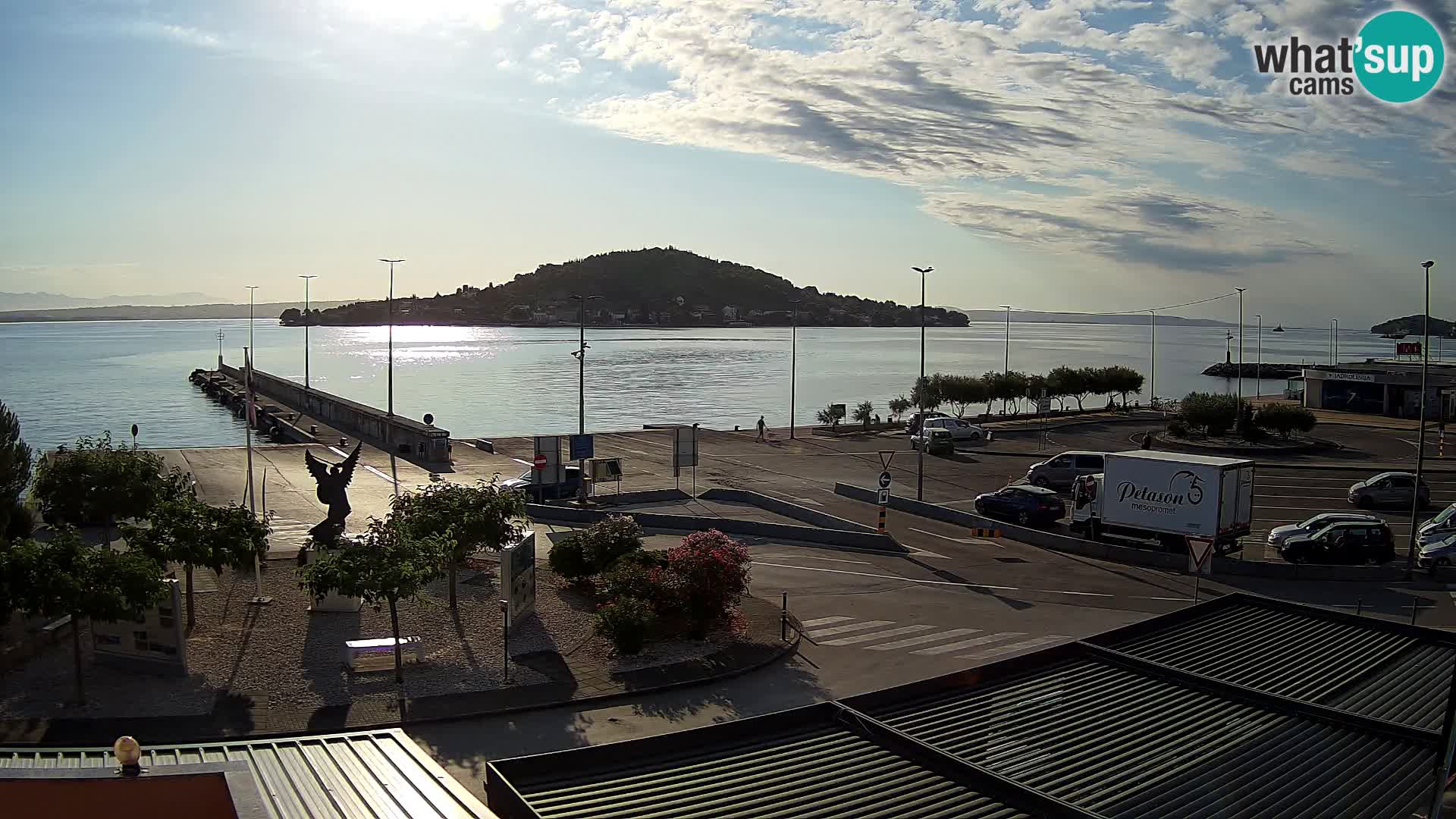 Webcam Ugljan – Preko Ferry to Zadar