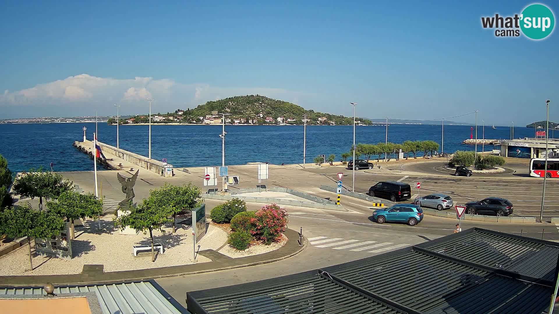 Webcam Ugljan – Preko Ferry to Zadar