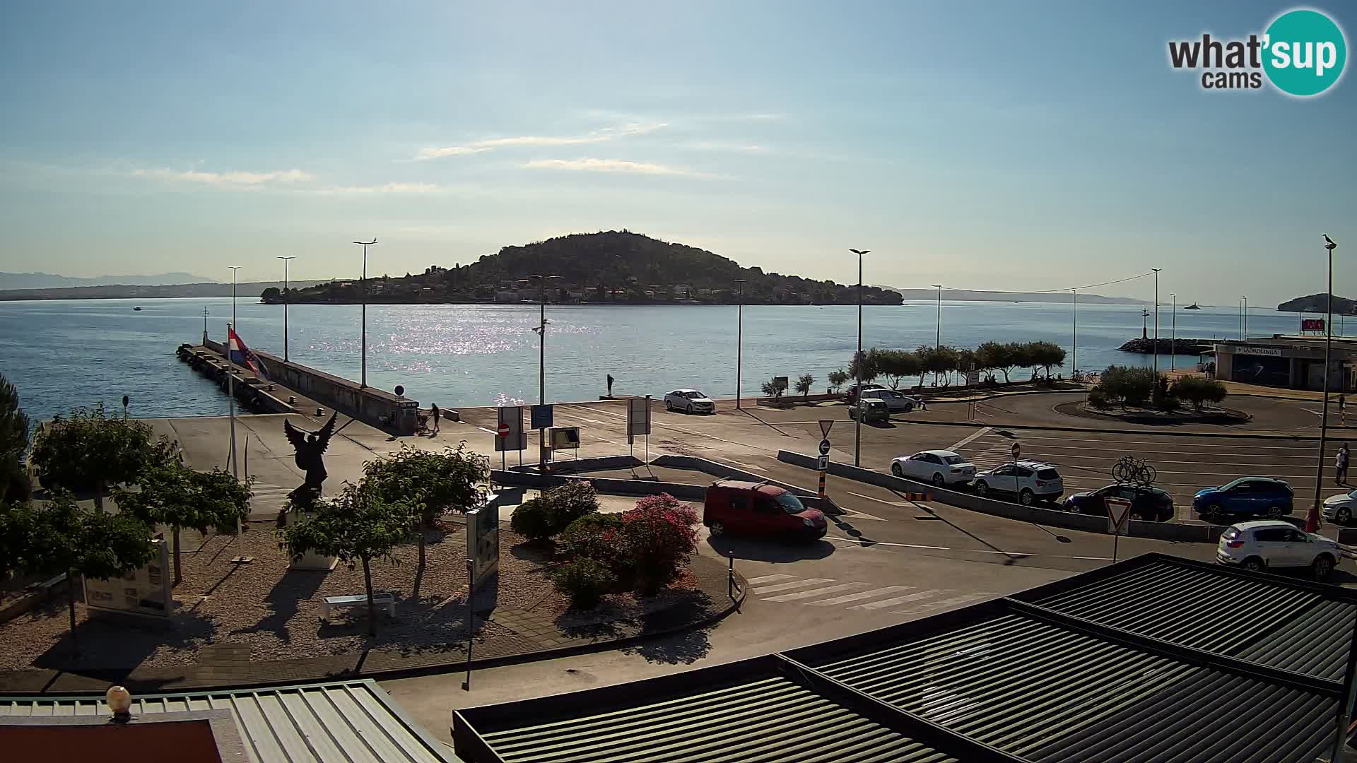 Spletna kamera Ugljan – trajekt Preko – Zadar